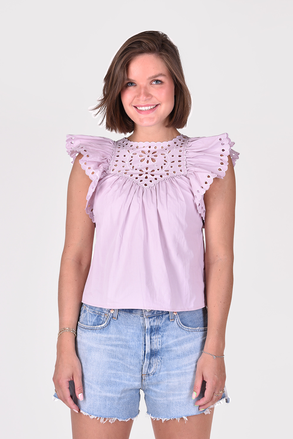 Magali Pascal top Lilia MPPF22T28-2 roze Magali Pascal top Lilia MPPF22T28-2 roze