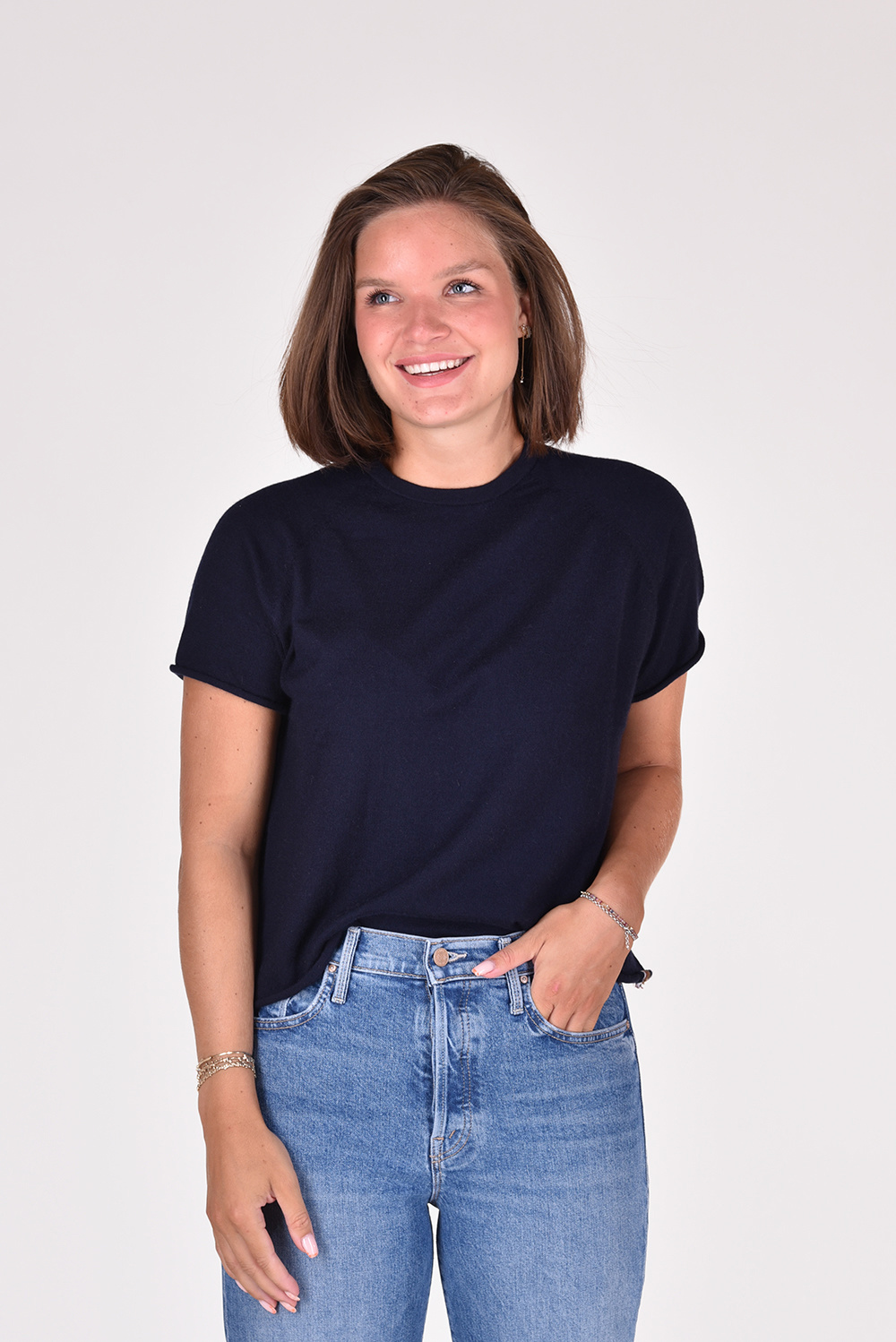 Extreme Cashmere top Todd 177 navy Extreme Cashmere top Todd 177 navy