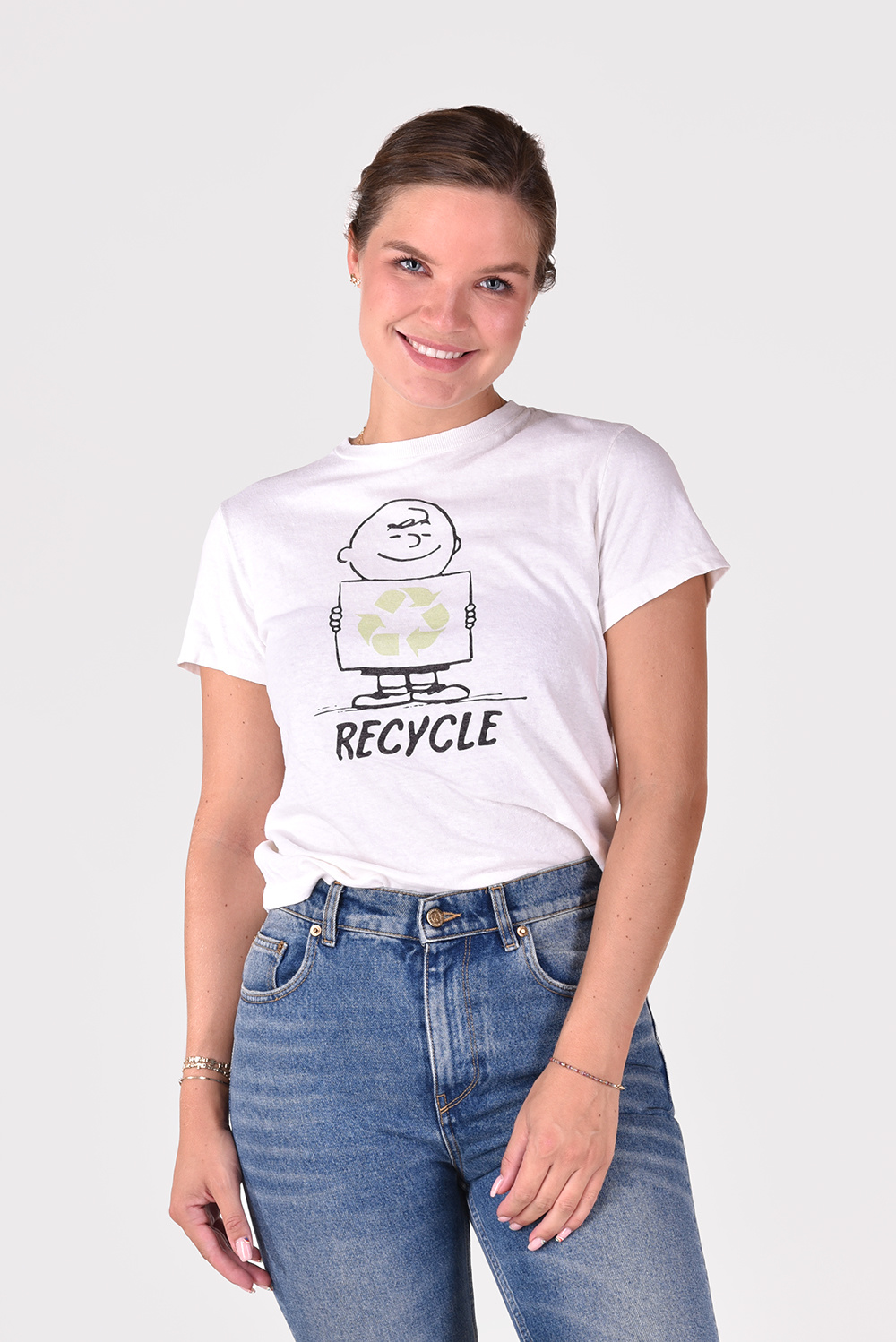 Re/Done t-shirt Classic Tee 024-2WCGT223 wit Re/Done t-shirt Classic Tee 024-2WCGT223 wit
