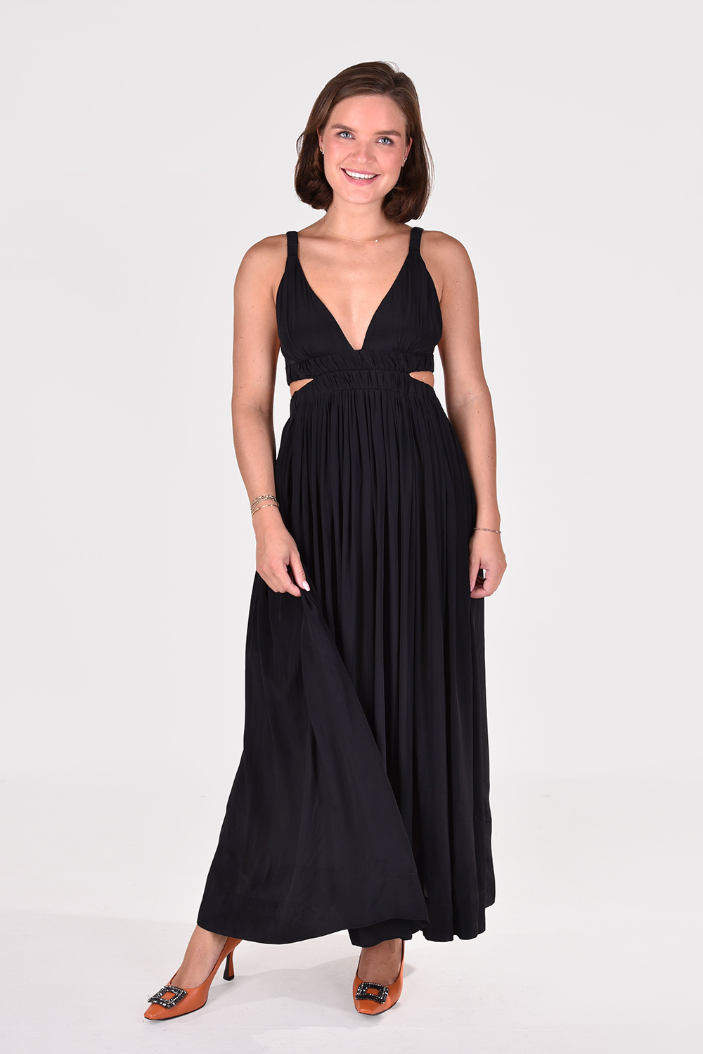 Magali Pascal jurk Jillian Maxi MPPF22D20-2 zwart Magali Pascal jurk Jillian Maxi MPPF22D20-2 zwart