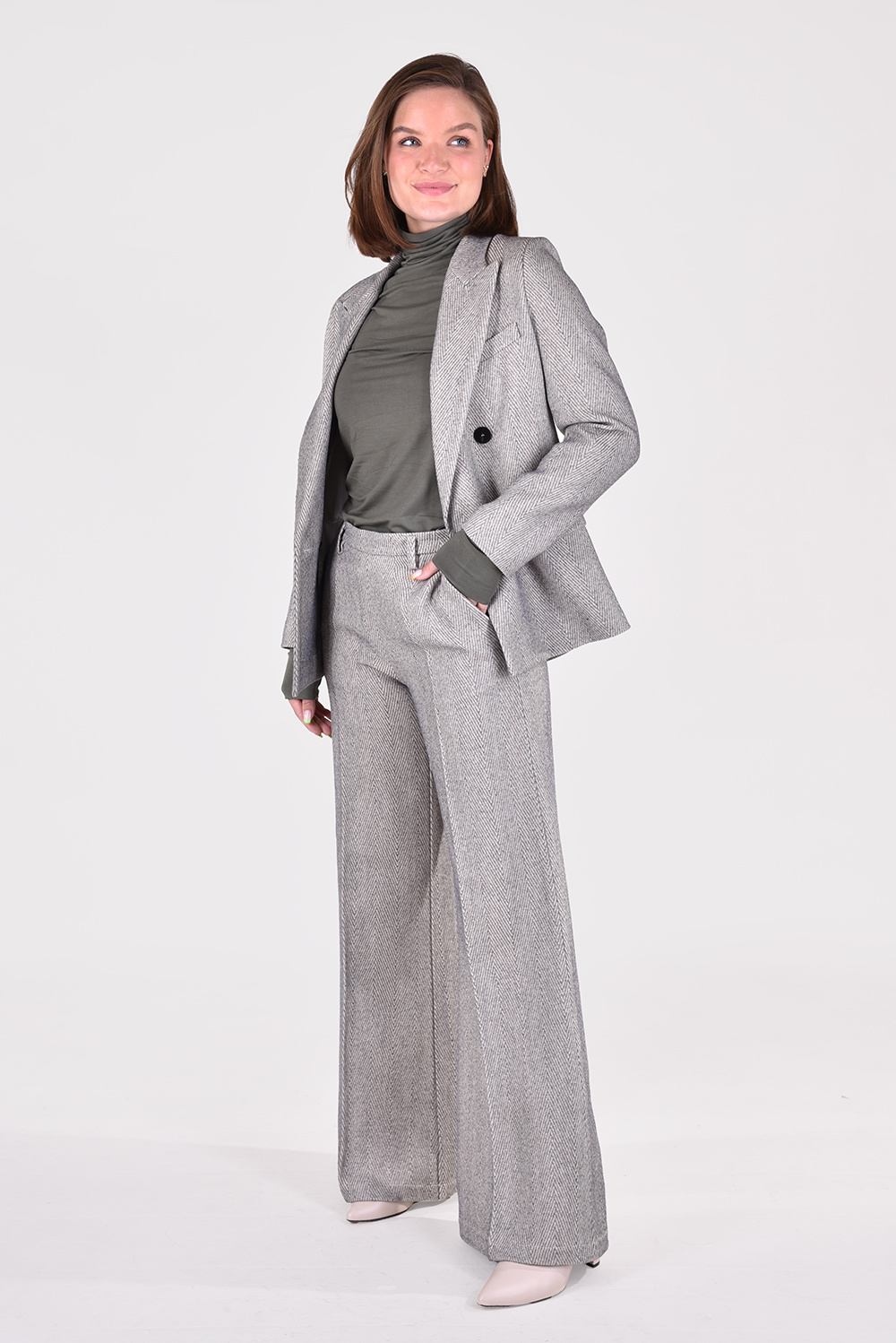 Forte_Forte blazer 9633 grijs Forte_Forte blazer 9633 grijs