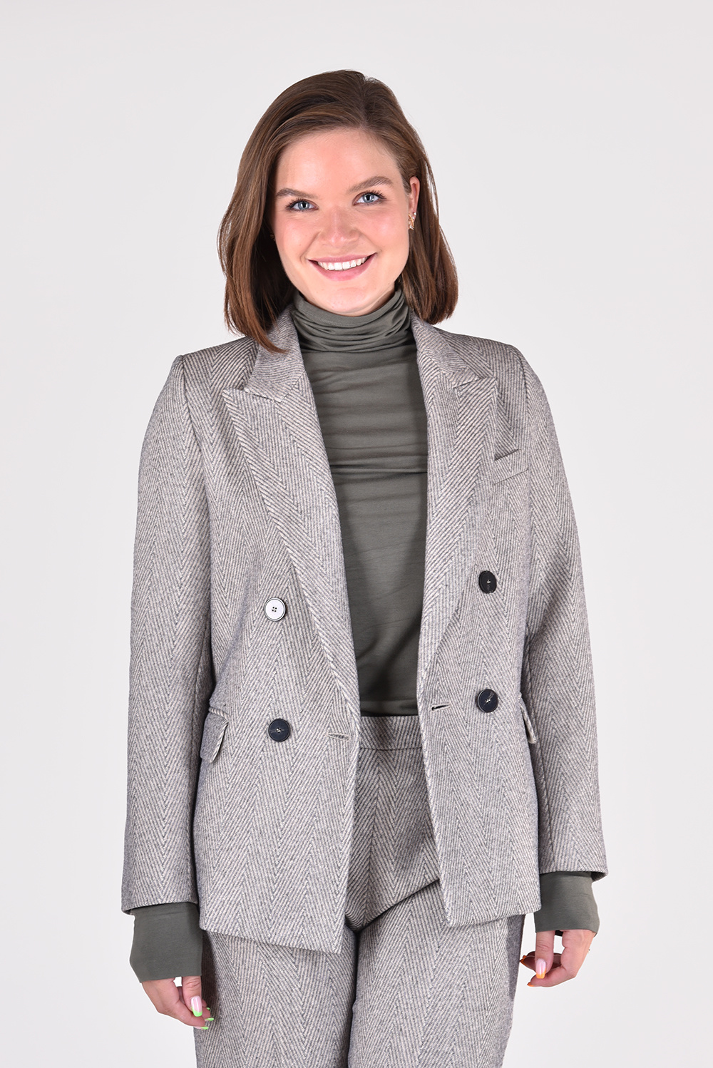 Forte_Forte blazer 9633 grijs Forte_Forte blazer 9633 grijs