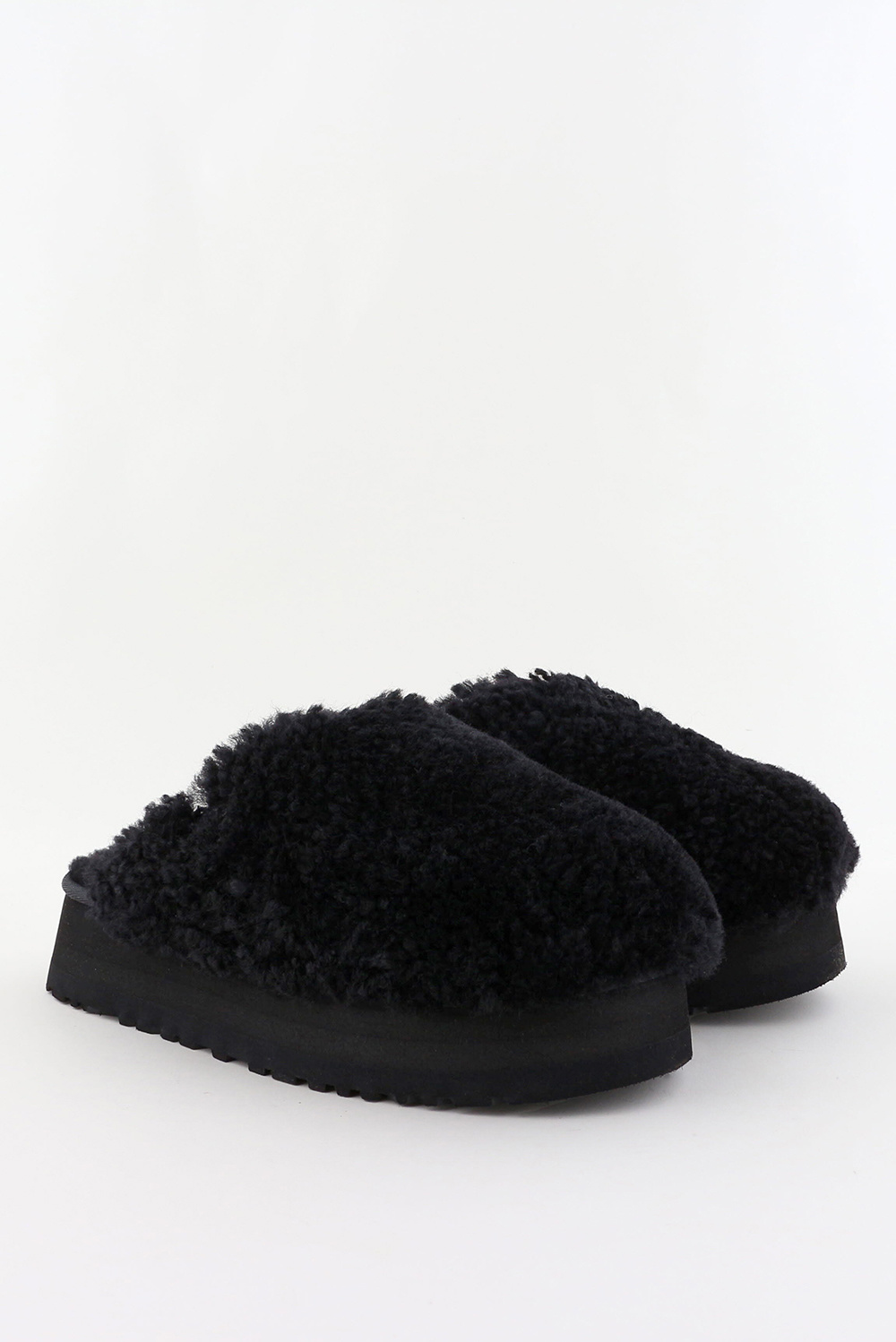 UGG slippers Maxi Curly Platform 1133171 black - Marjon Snieders