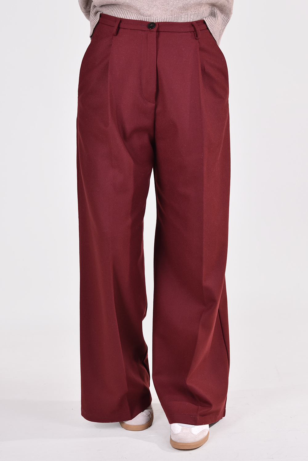 Forte_Forte broek 9626 rood Forte_Forte broek 9626 rood