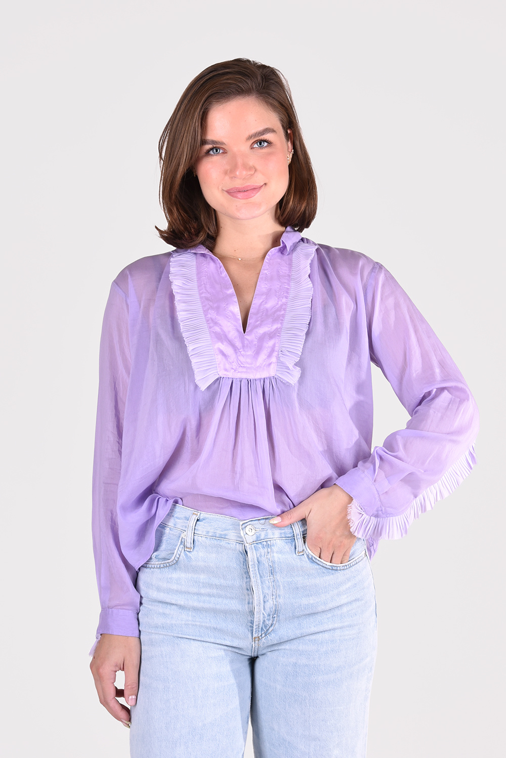 Forte_Forte blouse 9679 paars