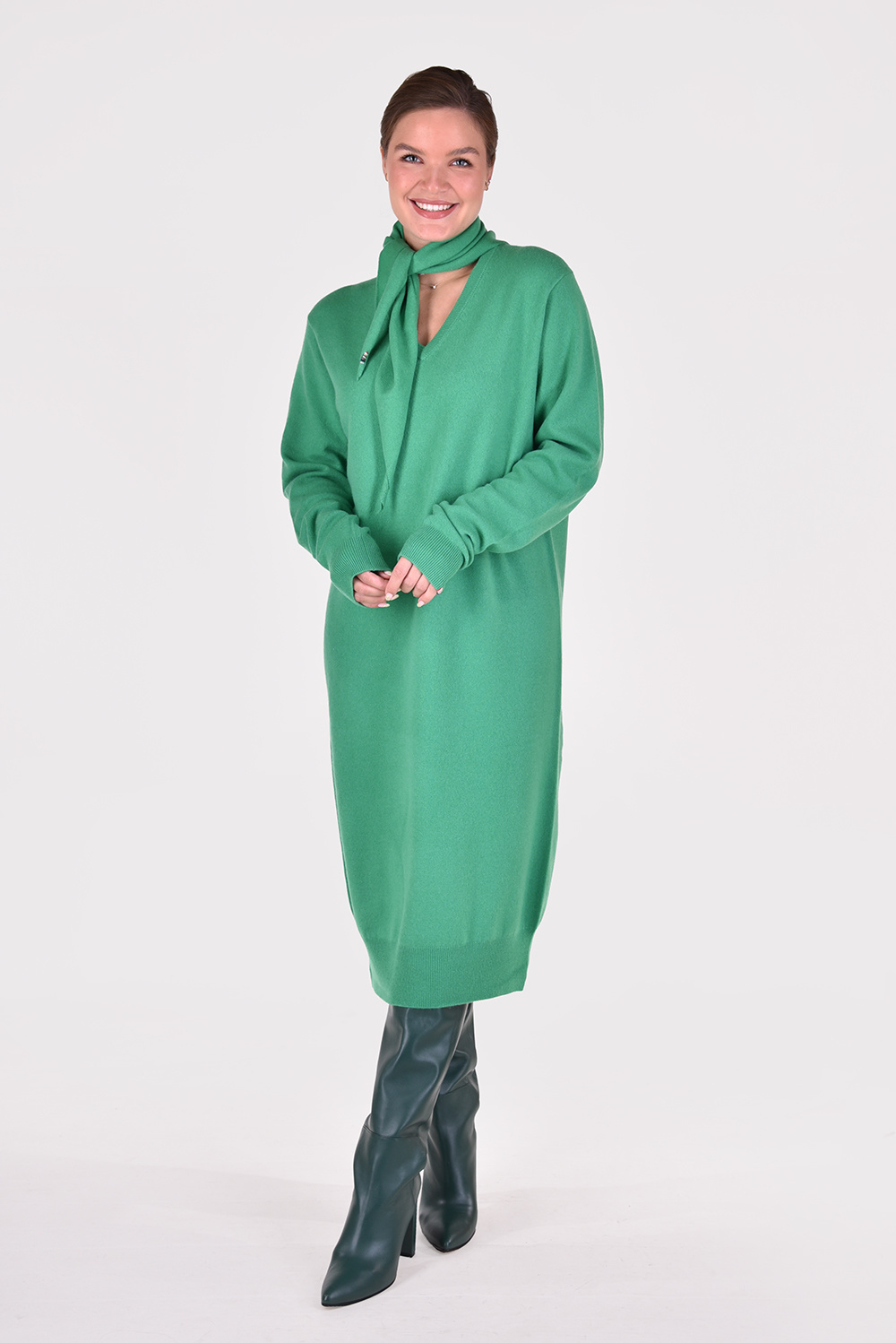 Extreme Cashmere jurk Merlin 187 pom Extreme Cashmere jurk Merlin 187 pom