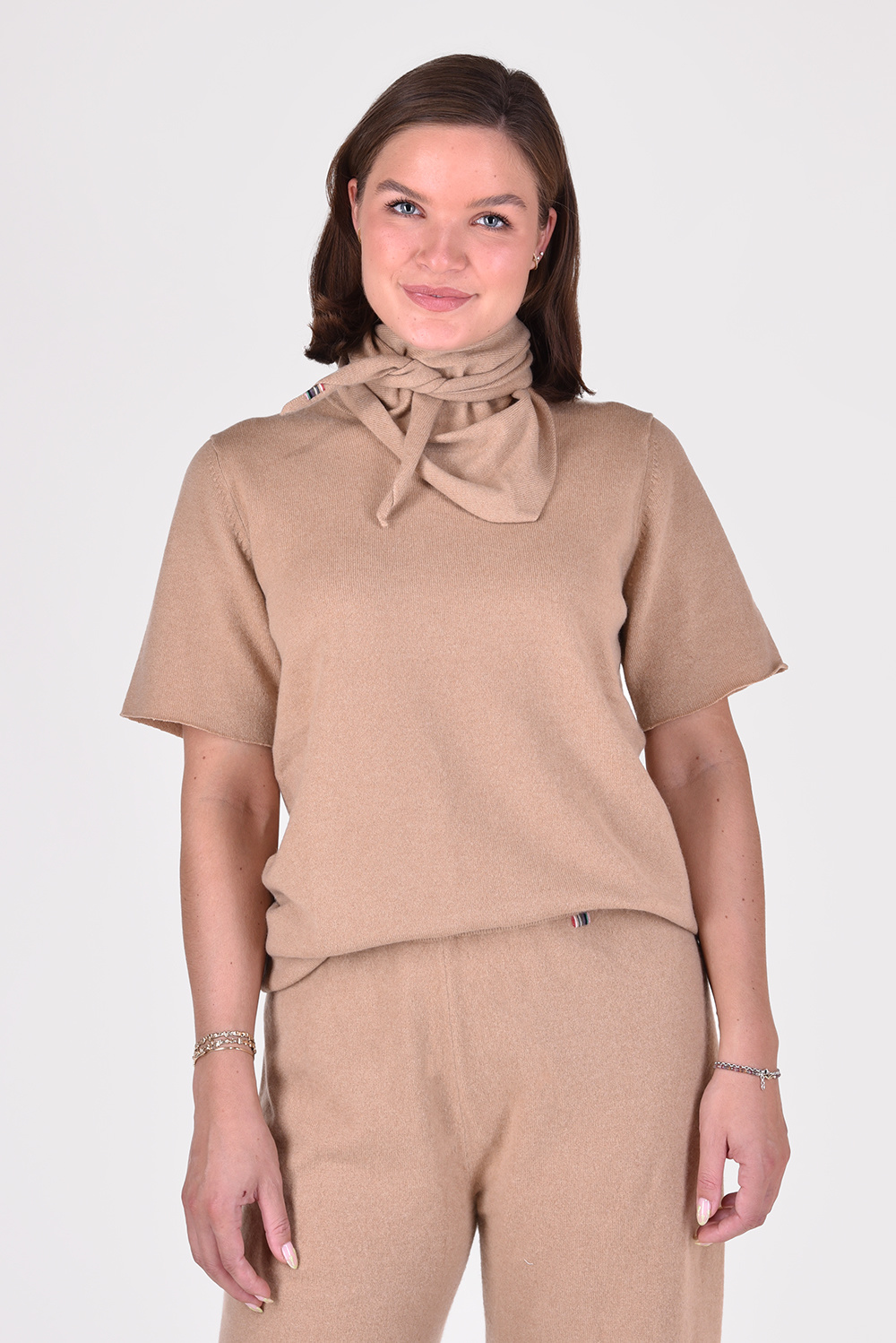 Extreme Cashmere top Tshirt 64 camel Extreme Cashmere top Tshirt 64 camel