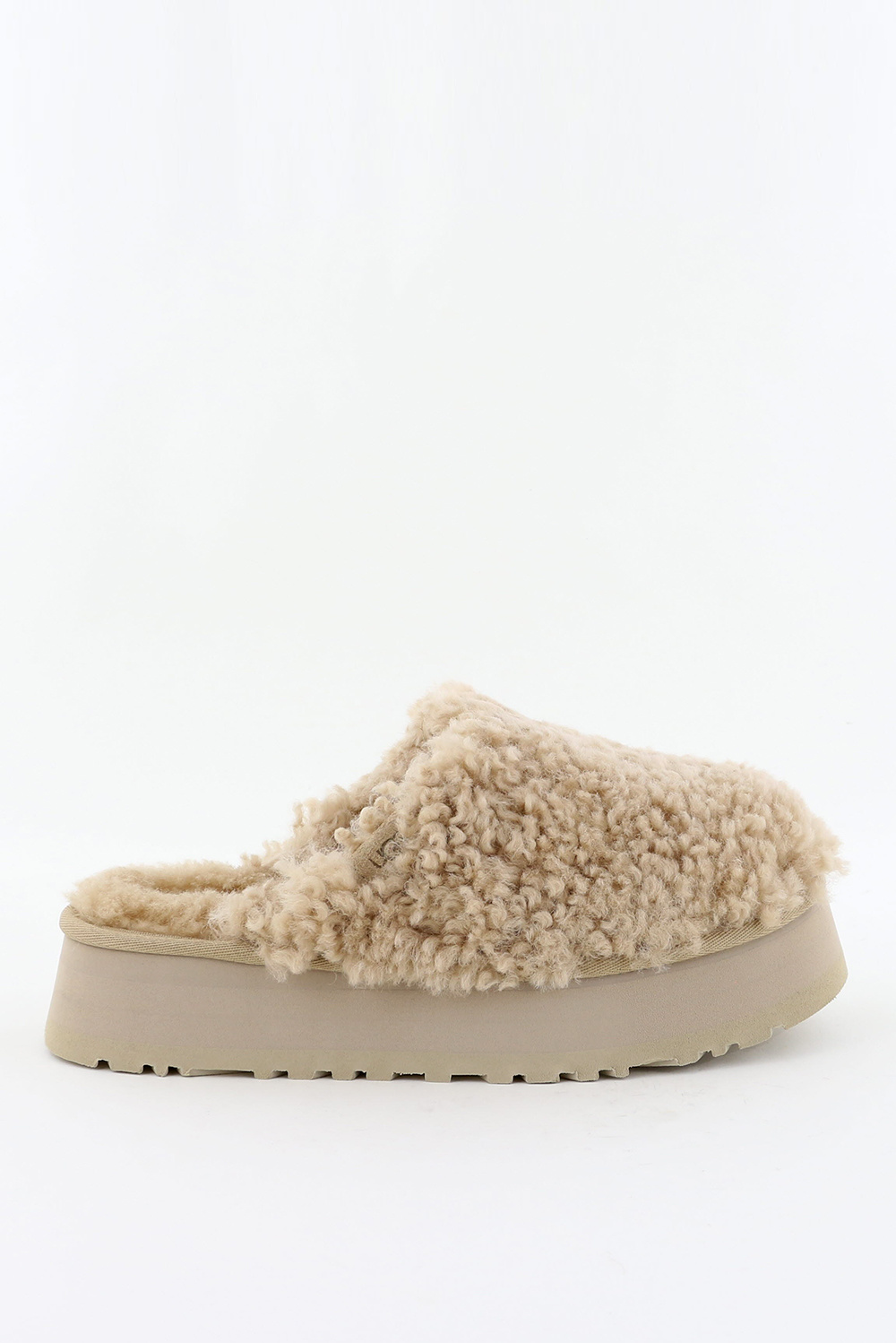 UGG sloffen Maxi Curly Platform 1133171 sand UGG sloffen Maxi Curly Platform 1133171 sand
