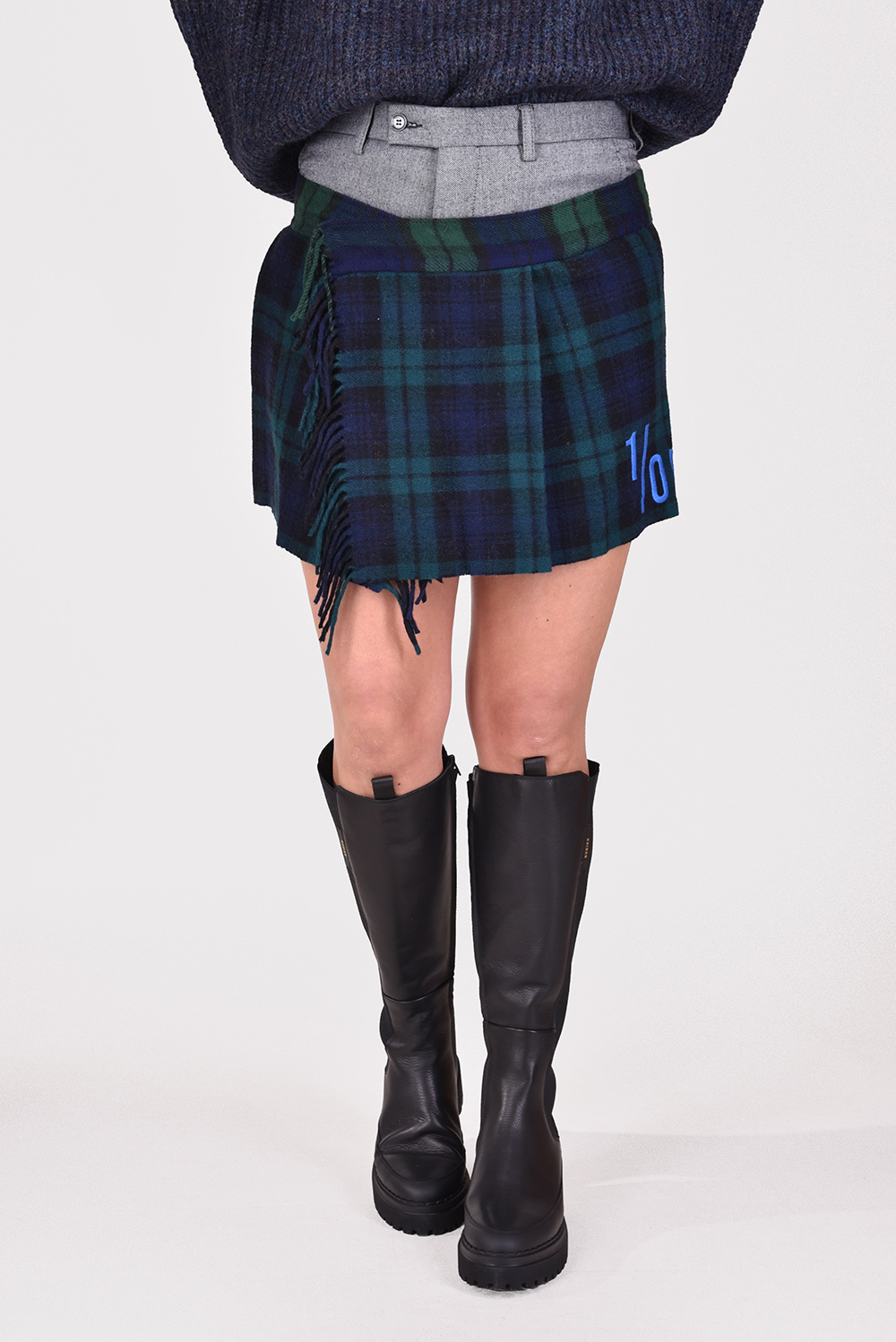 1/OFF Paris rok Check Scarf 221421 multi 1/OFF Paris rok Check Scarf 221421 multi