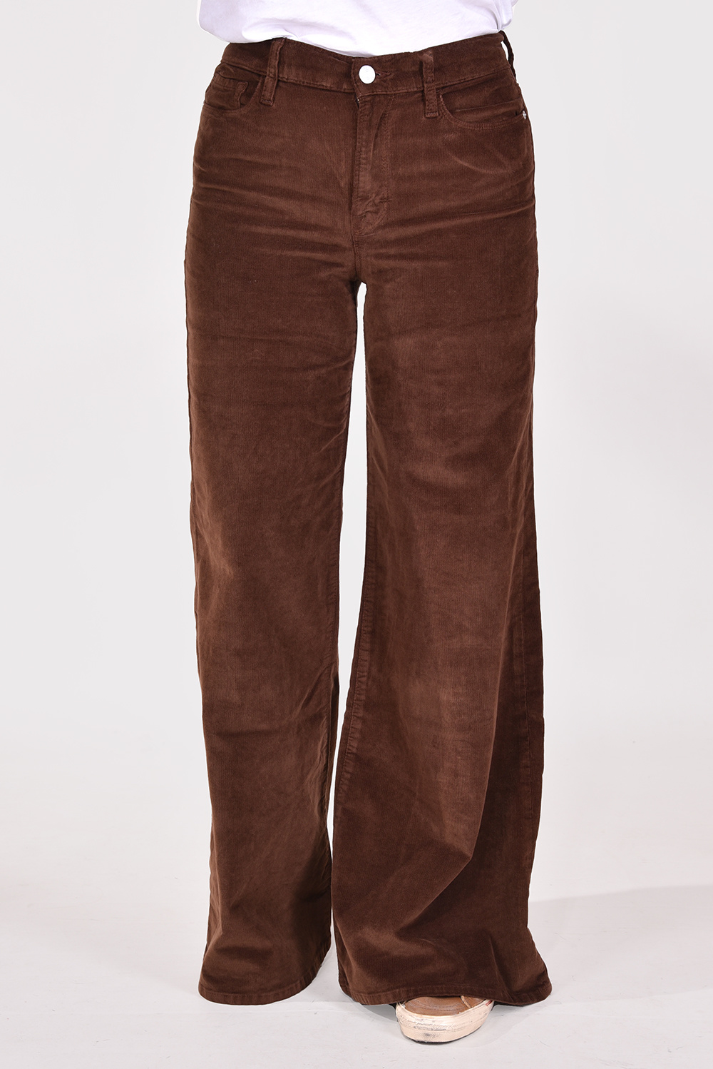 FRAME broek Le Palazzo Cord LPPCD820 bruin FRAME broek Le Palazzo Cord LPPCD820 bruin
