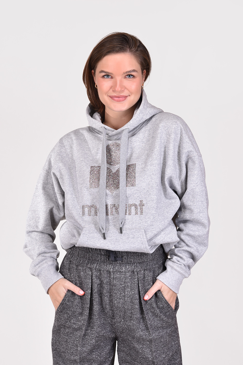 Marant Etoile trui Mansel SW0001FA-A1M77E grijs Marant Etoile trui Mansel SW0001FA-A1M77E grijs