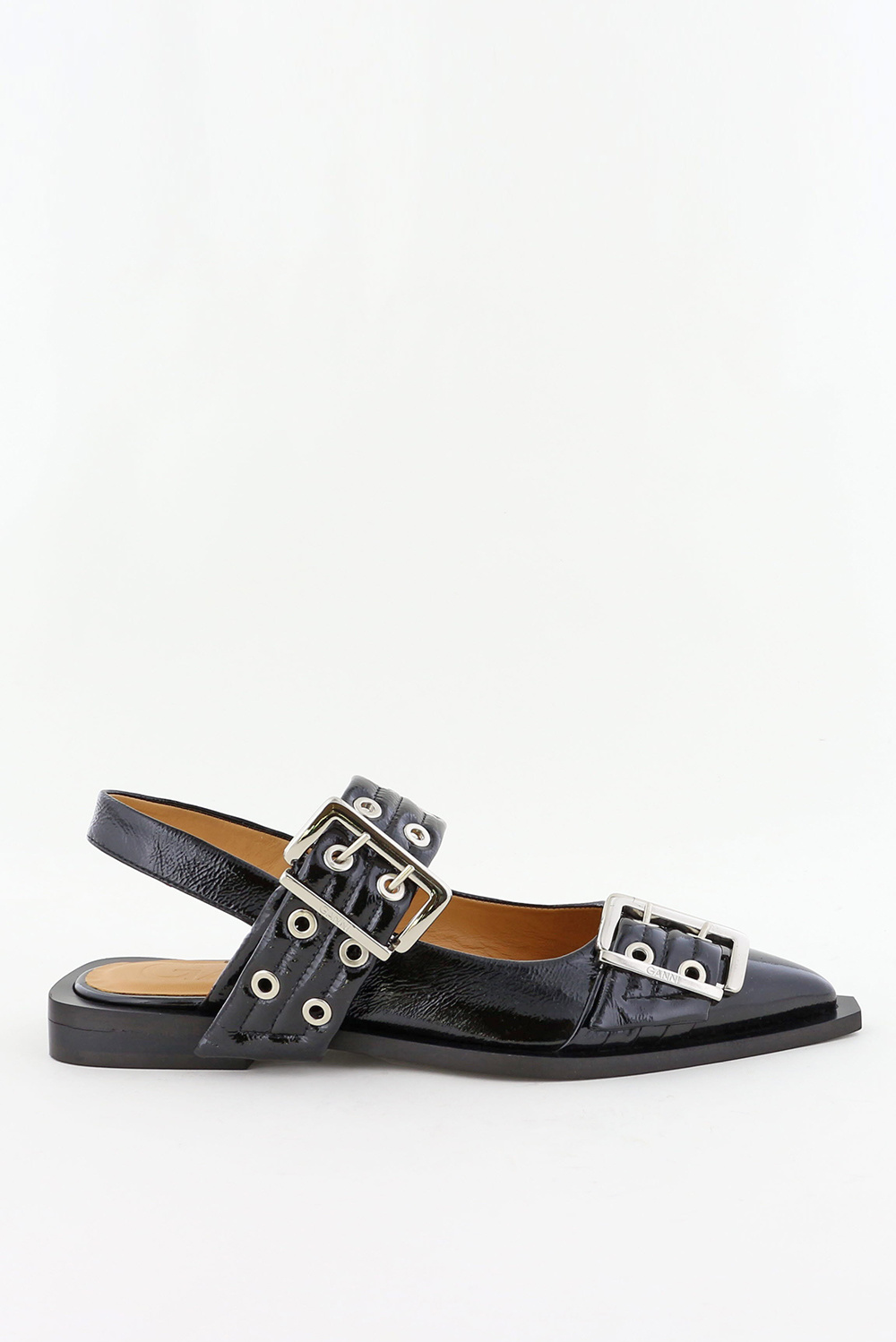 Ganni loafers S1958 zwart Ganni loafers S1958 zwart