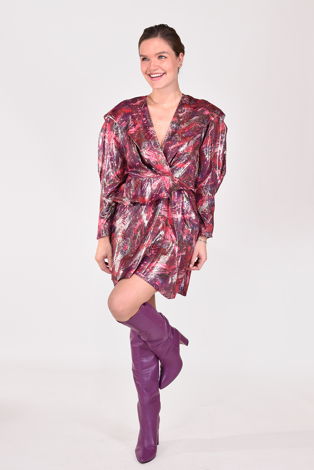 IRO jurk Kanter WM33KANTER roze