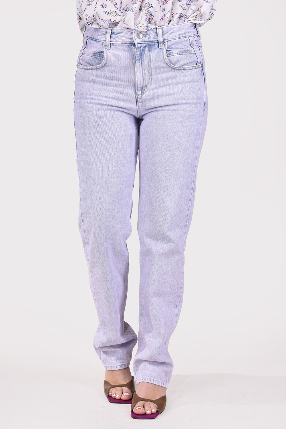 Marant Etoile jeans Vendelia PA0003FA-A1H35E paars Marant Etoile jeans Vendelia PA0003FA-A1H35E paars