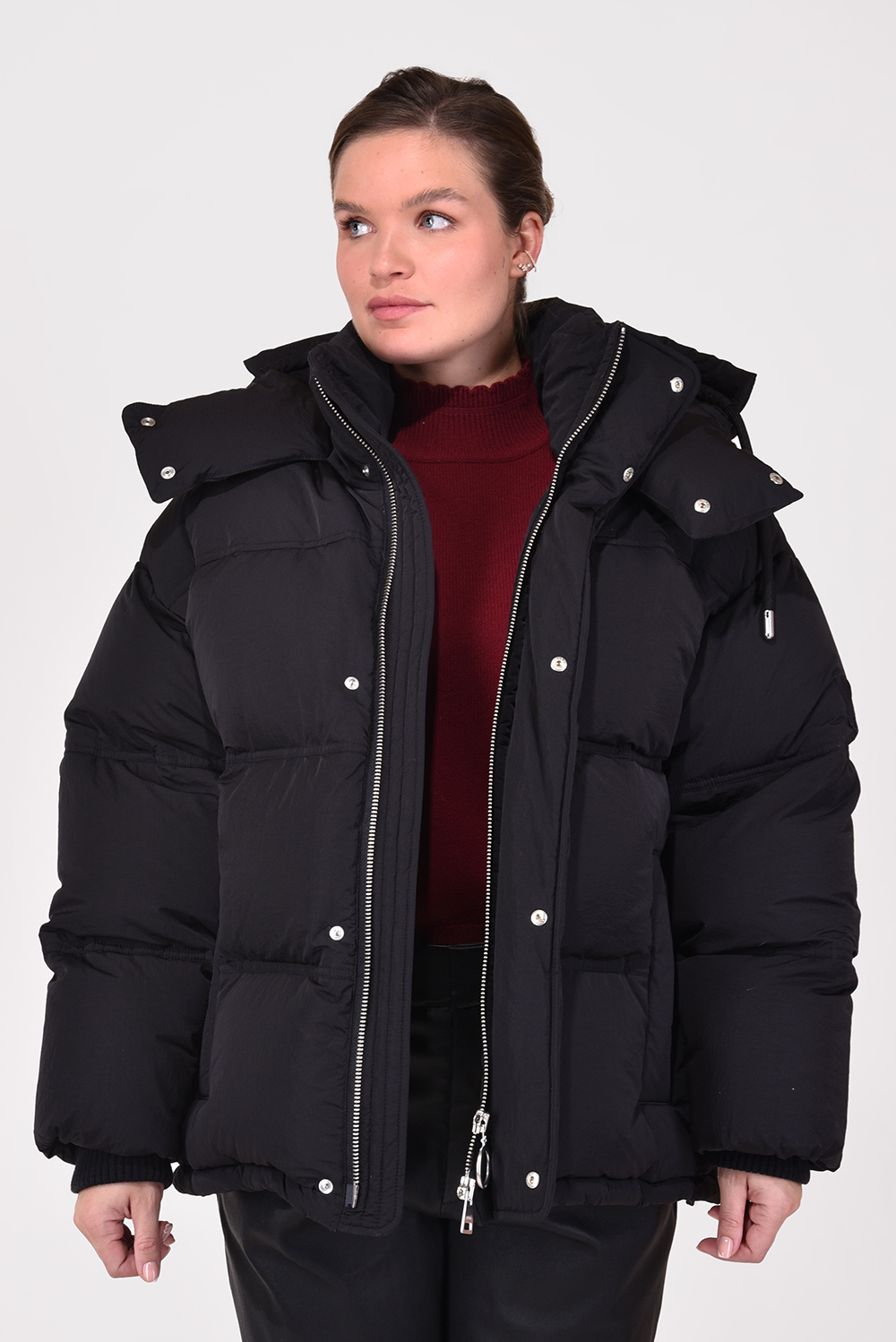 Ami Paris jas ADC Down UJK401.276 zwart Ami Paris jas ADC Down UJK401.276 zwart