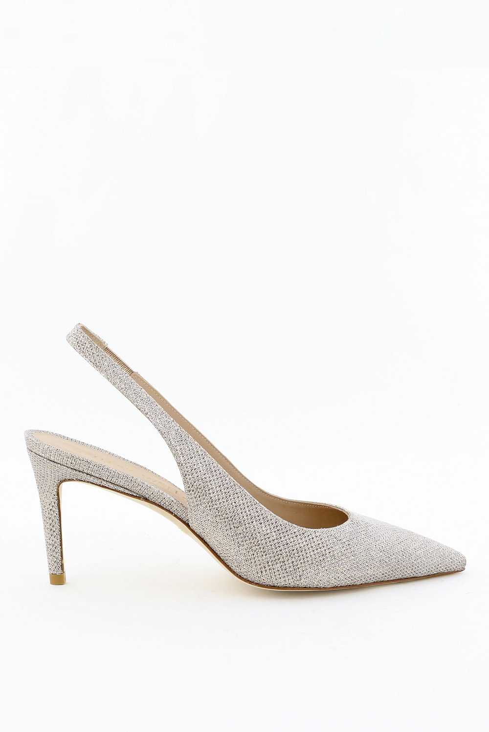 Stuart Weitzman pumps Stuart 75 Slingback SC424 zilver Stuart Weitzman pumps Stuart 75 Slingback SC424 zilver