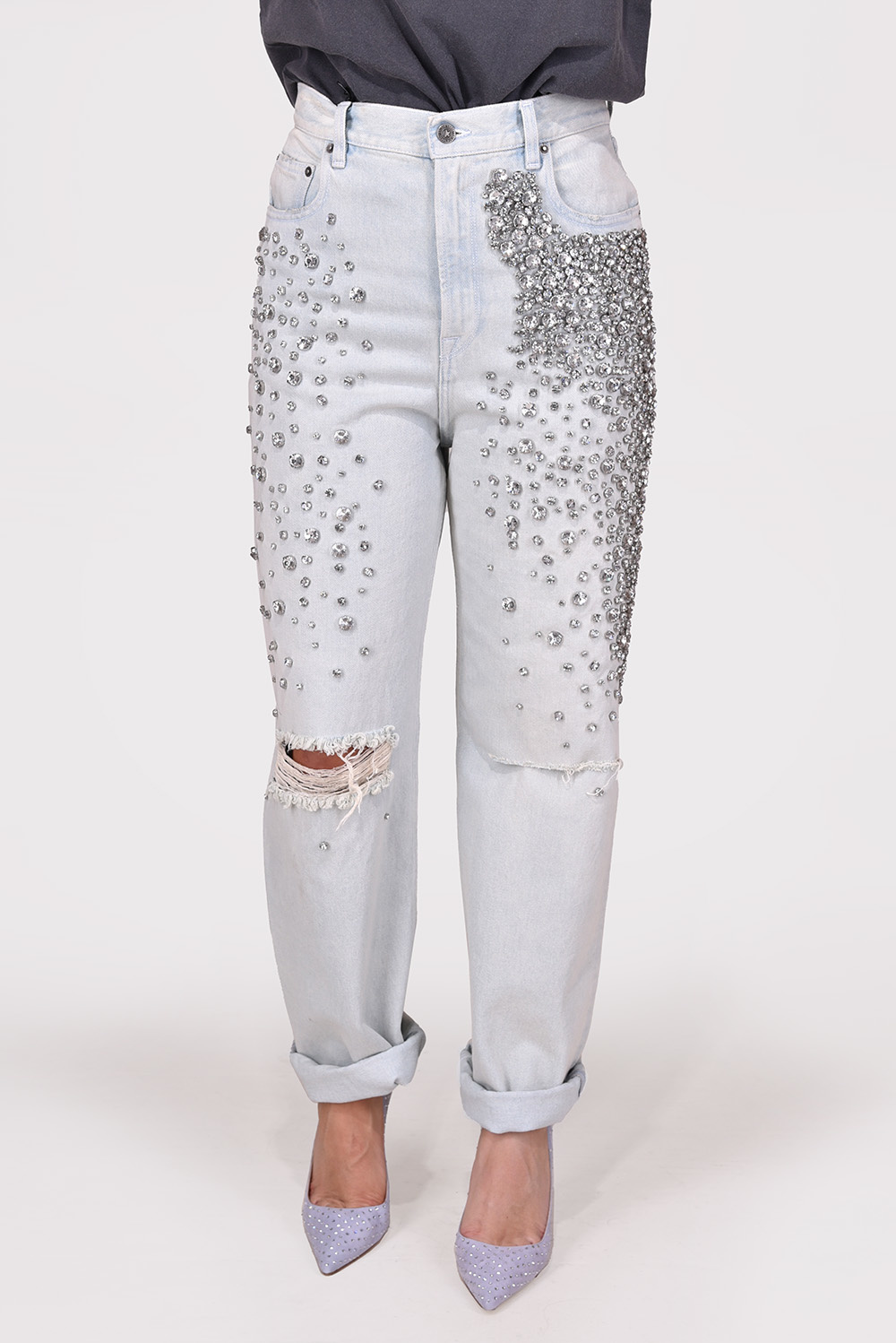 Golden Goose jeans Kim GWP00844.P000626.50100 blauw Golden Goose jeans Kim GWP00844.P000626.50100 blauw