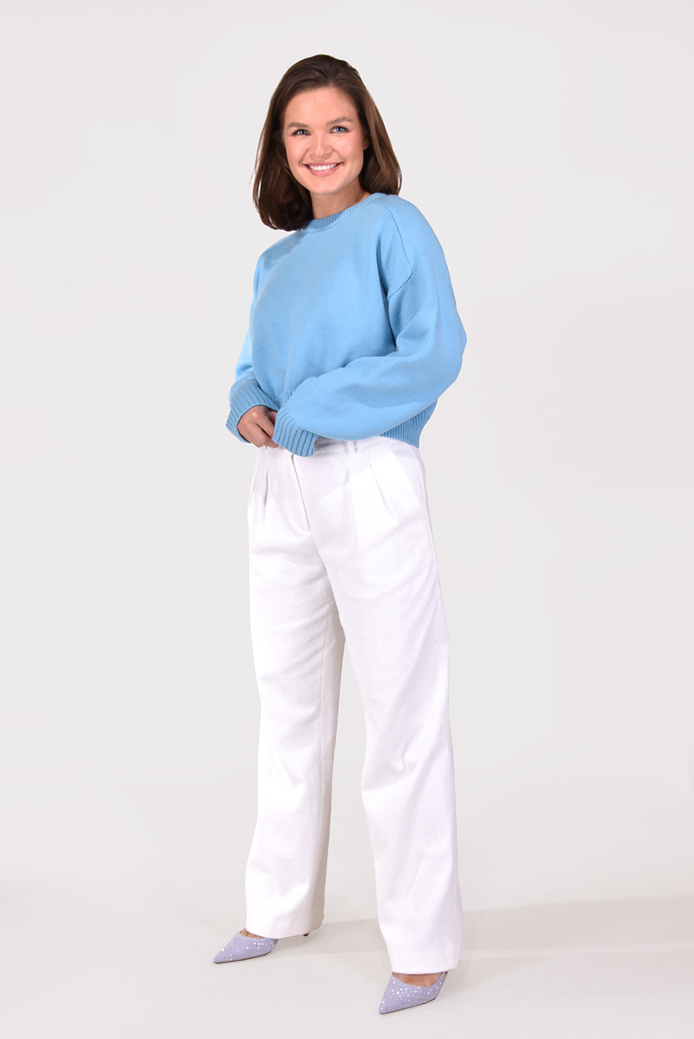 Loulou Studios trui Bruzzi blauw Loulou Studios trui Bruzzi blauw