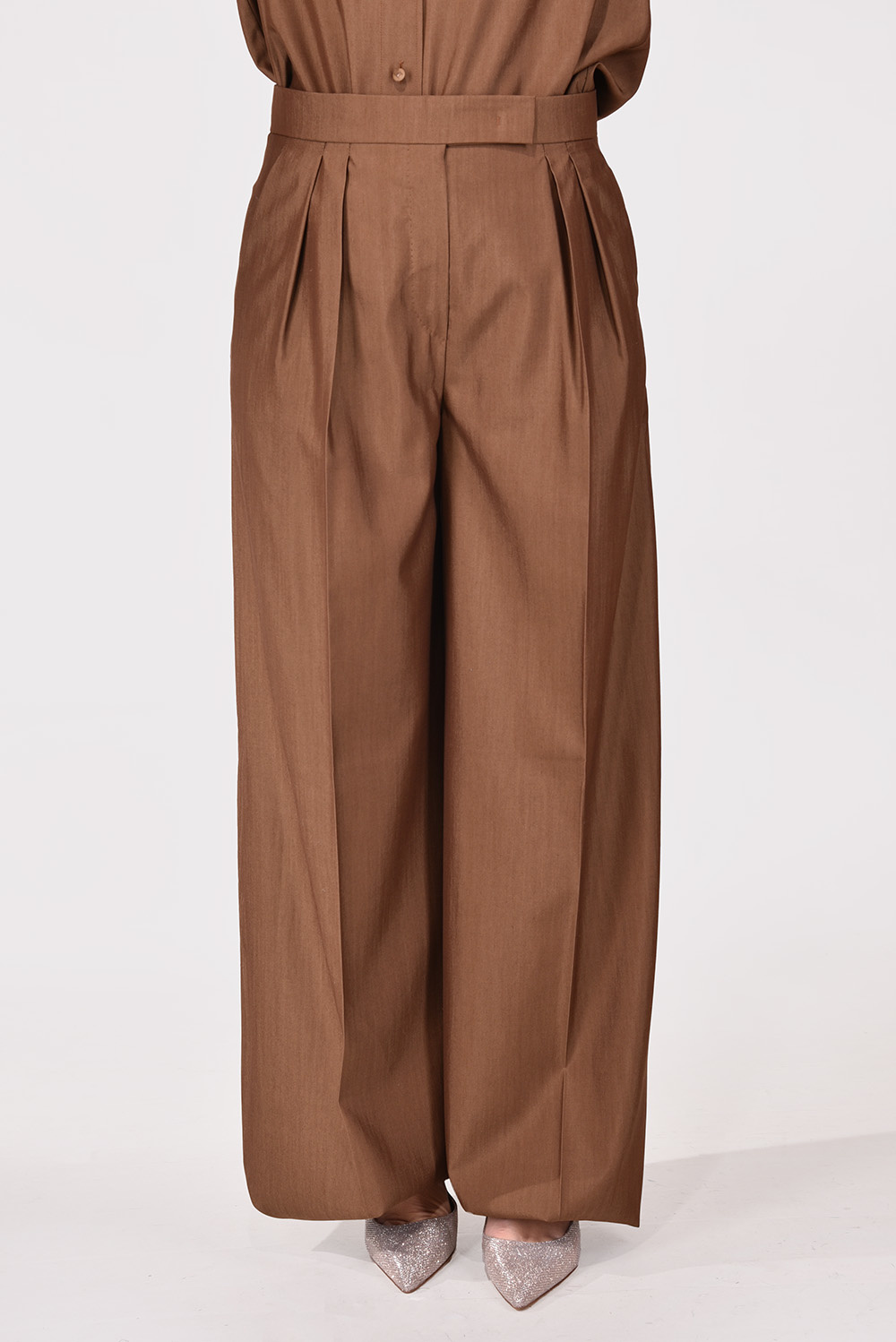 Max Mara broek Lisetta bruin Max Mara broek Lisetta bruin