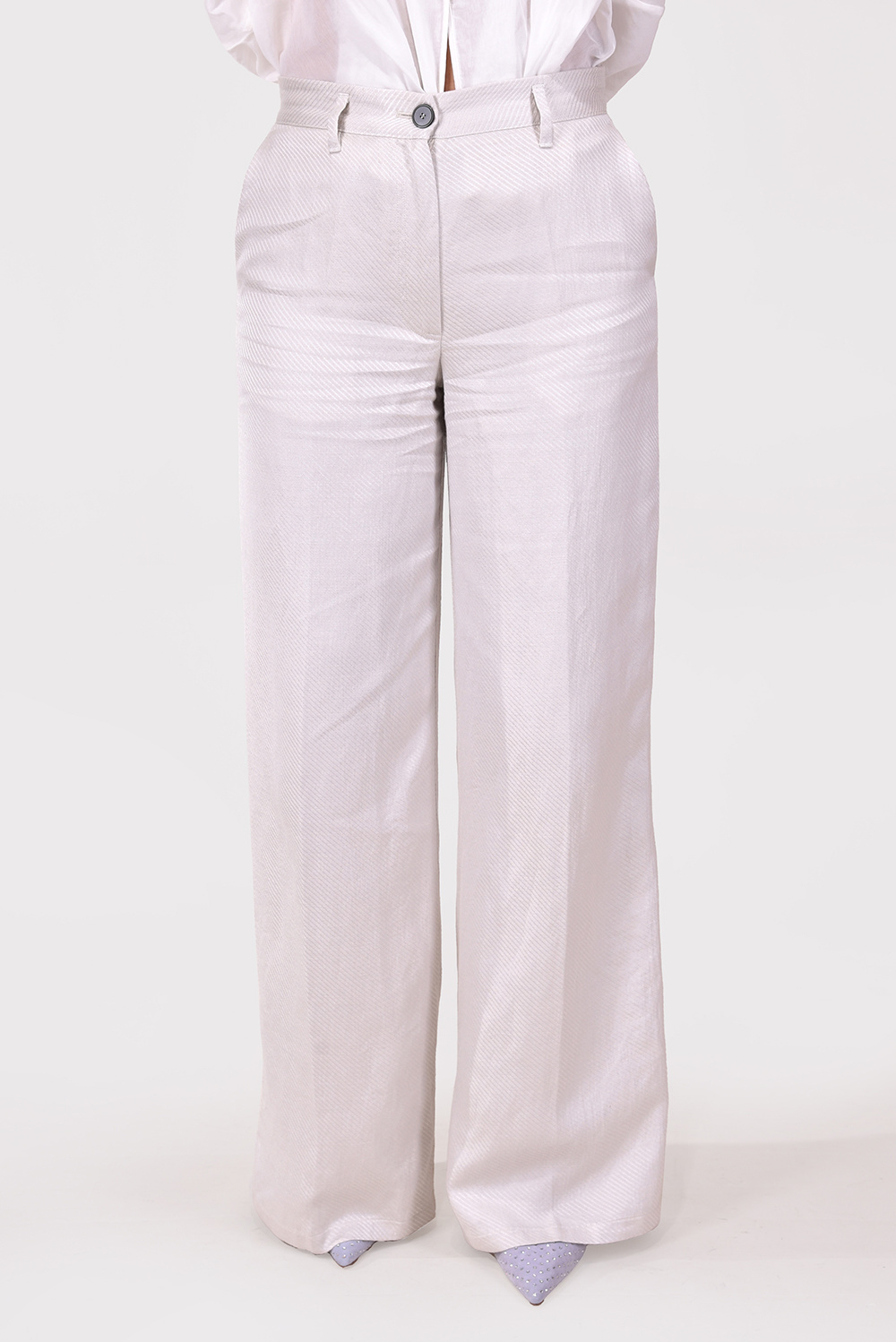 Forte_Forte broek 10024 wit Forte_Forte broek 10024 wit