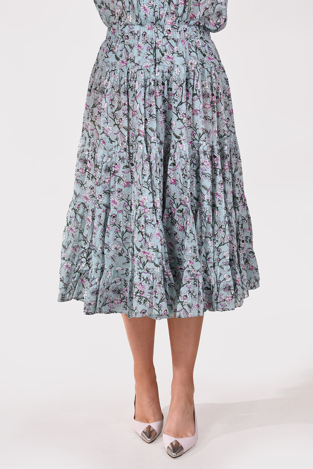 Marant Etoile rok Elfa JU0053FA-A1J50E groen Marant Etoile rok Elfa JU0053FA-A1J50E groen