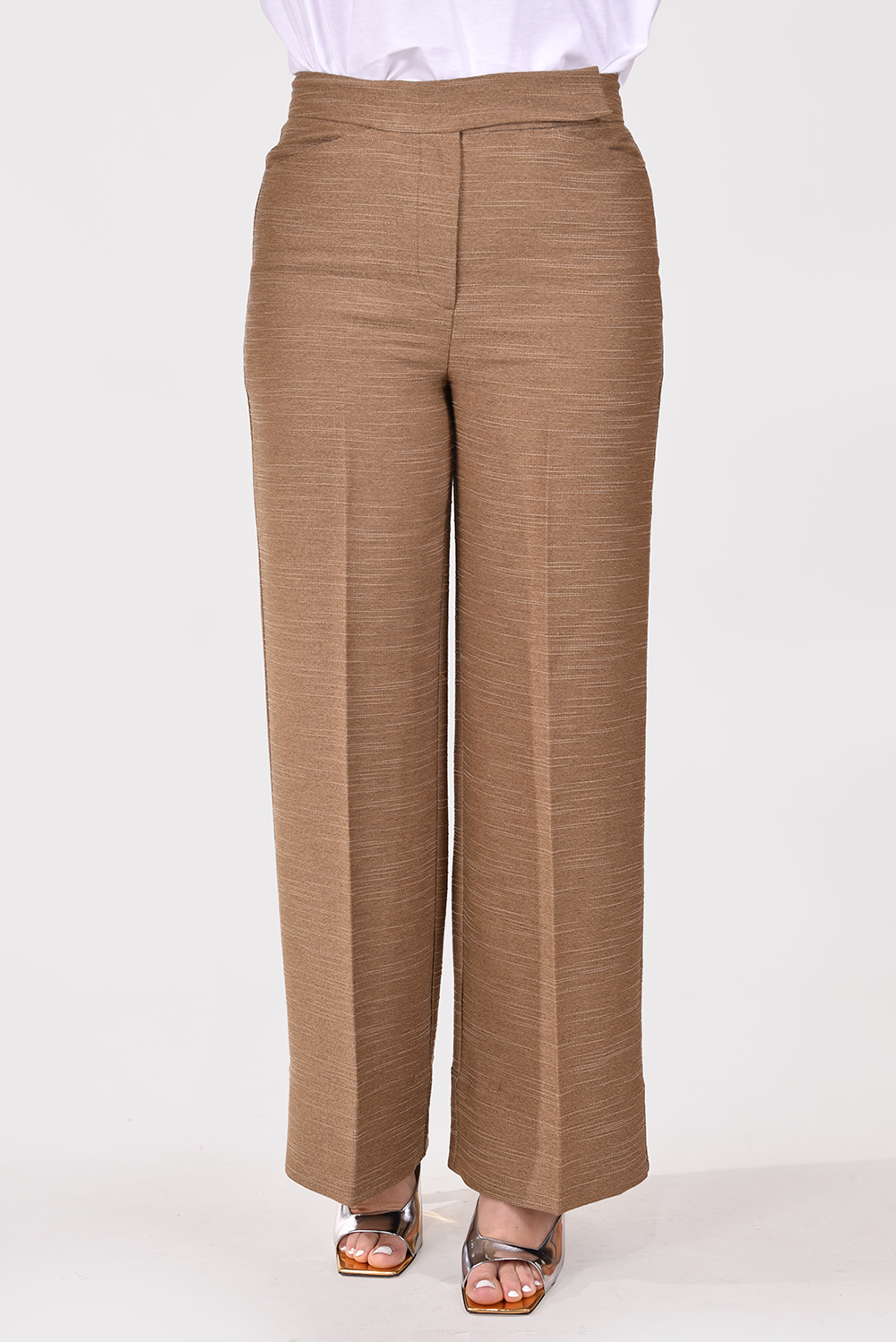 Ganni broek F7552 bruin Ganni broek F7552 bruin