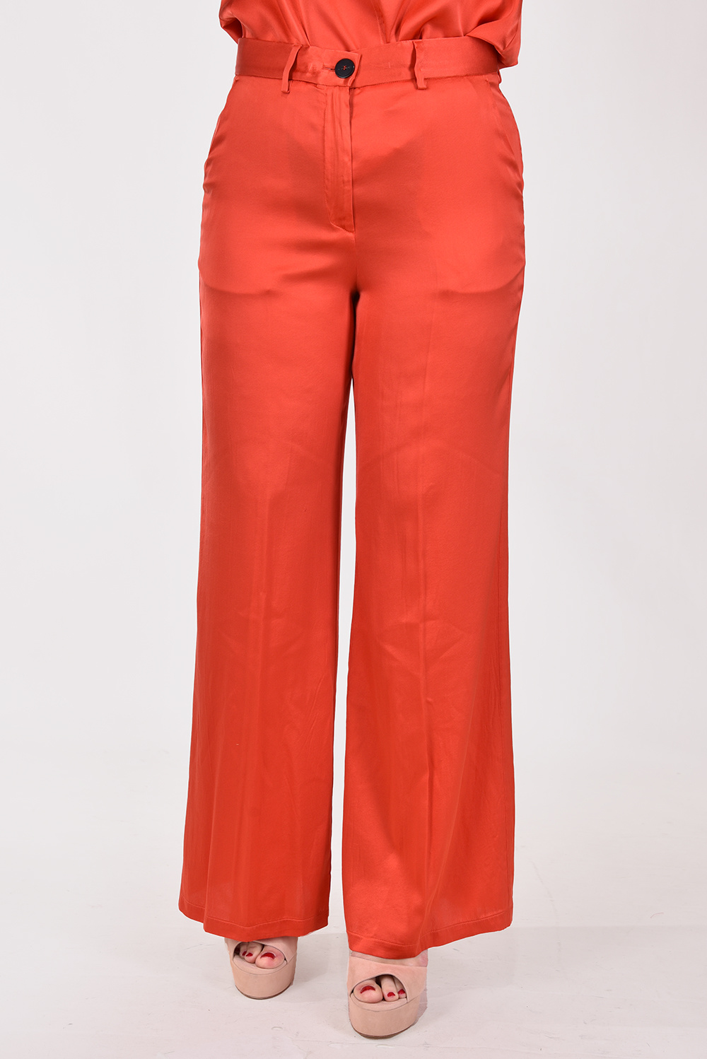 Forte_Forte broek 10064 oranje Forte_Forte broek 10064 oranje