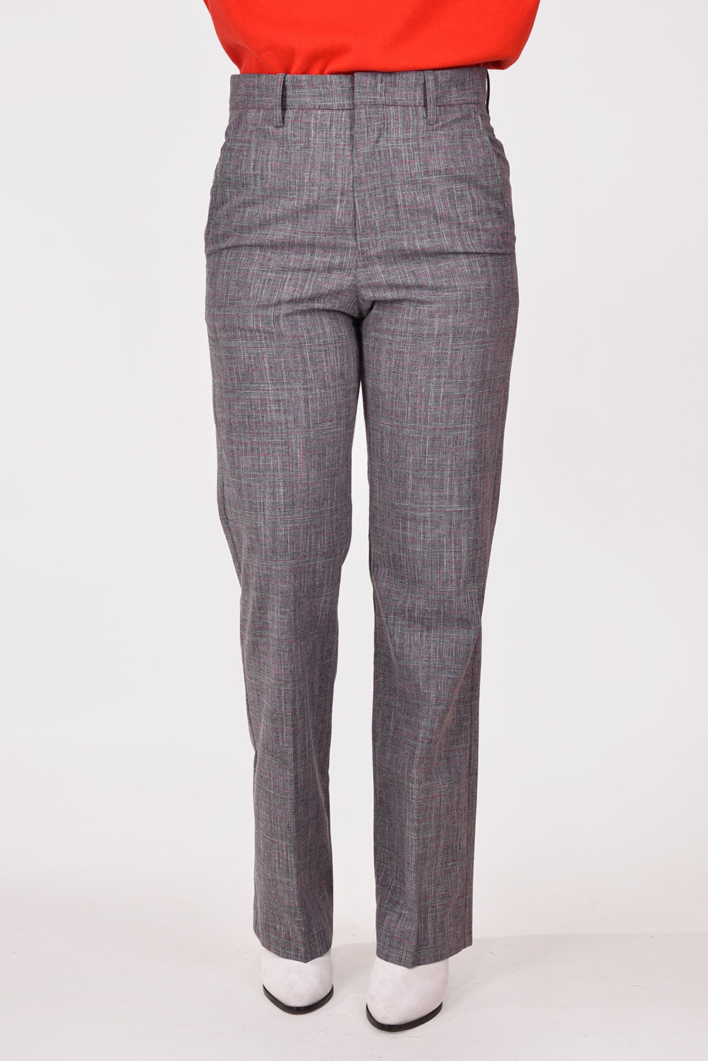 Marant Etoile broek Olympe PA0012FA-A1F30E grijs Marant Etoile broek Olympe PA0012FA-A1F30E grijs