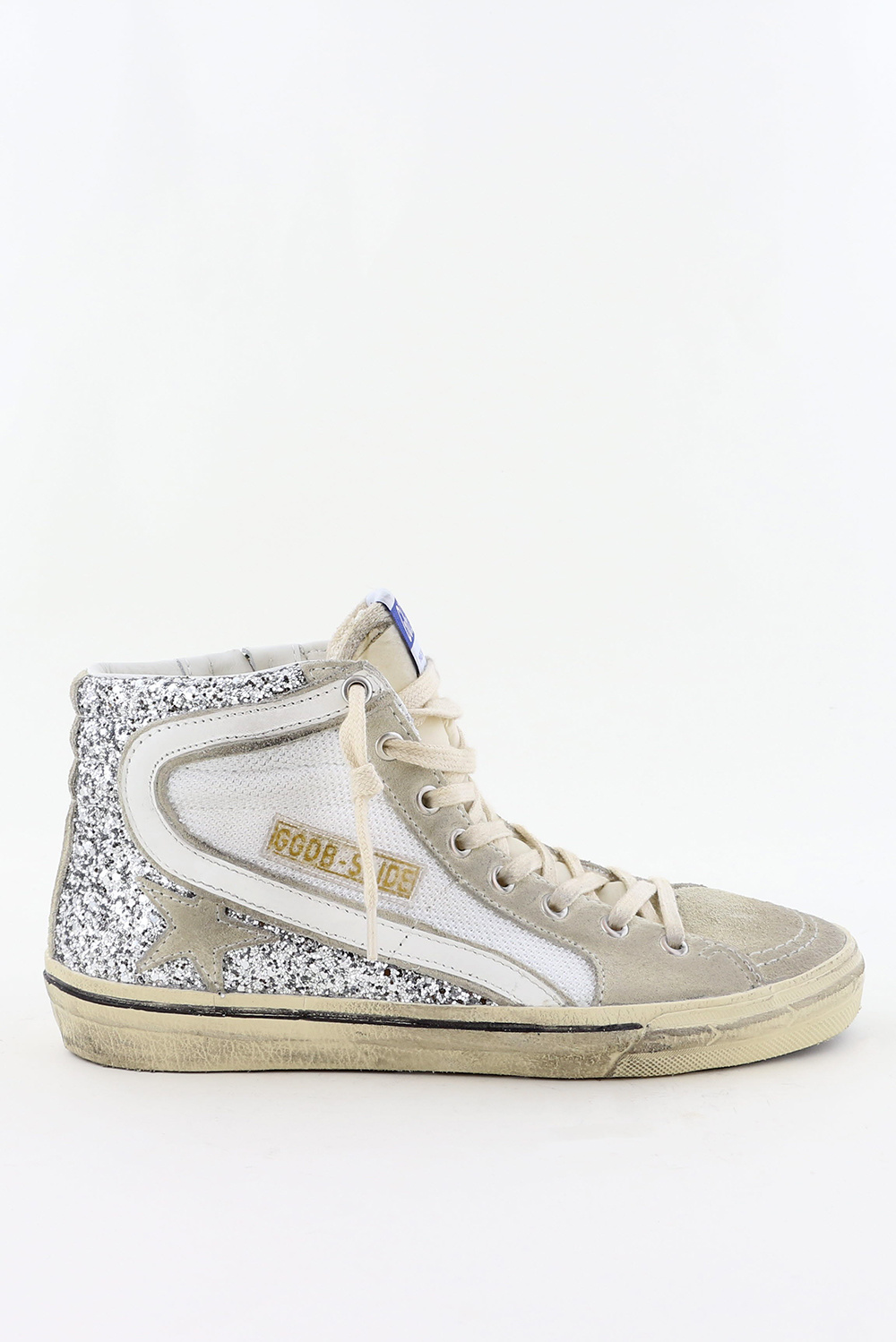 Golden Goose sneakers Slide GWF00116.F004148.60404 zilver Golden Goose sneakers Slide GWF00116.F004148.60404 zilver