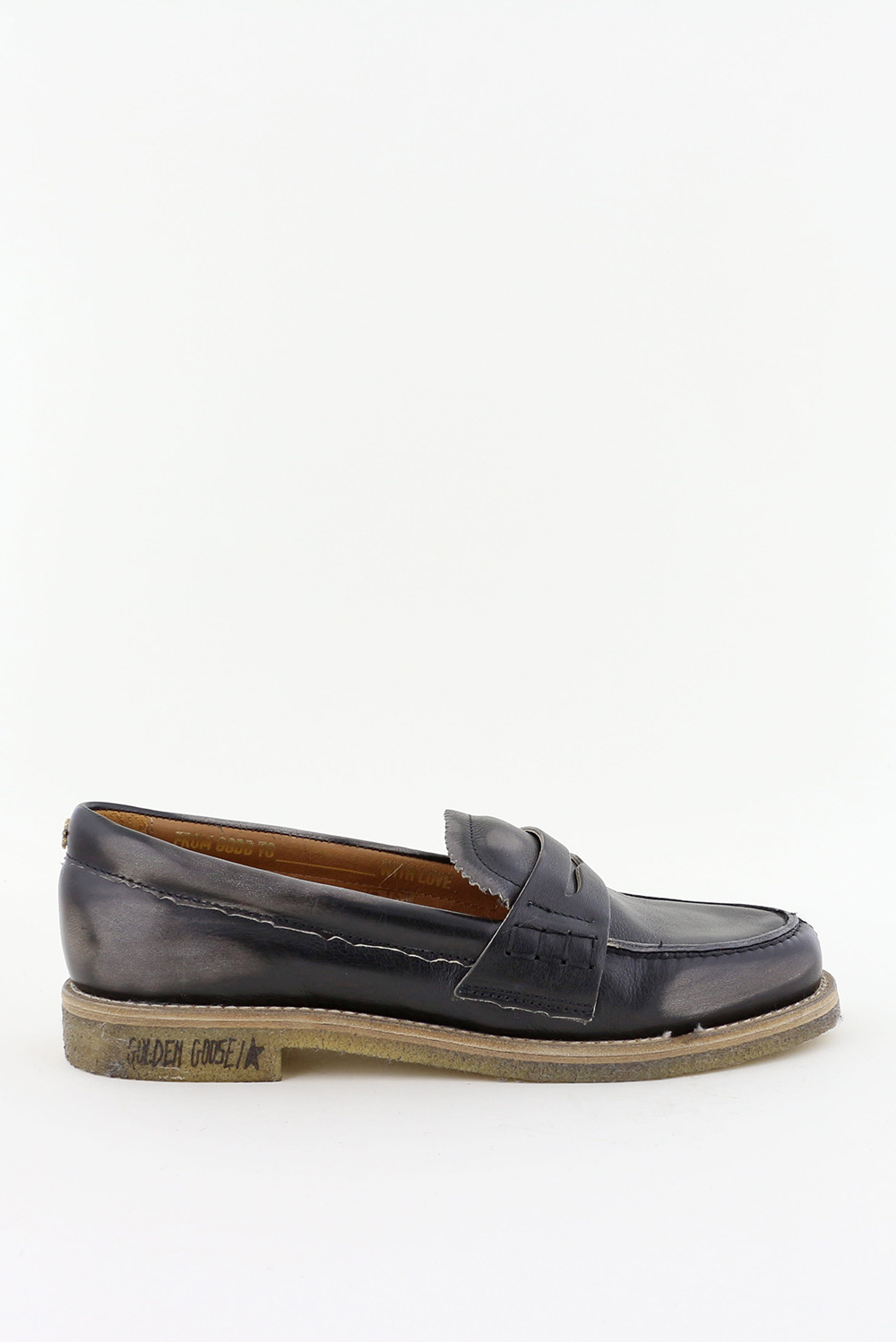 Golden Goose loafers Jerry GWF00268.F002985.90100 zwart Golden Goose loafers Jerry GWF00268.F002985.90100 zwart