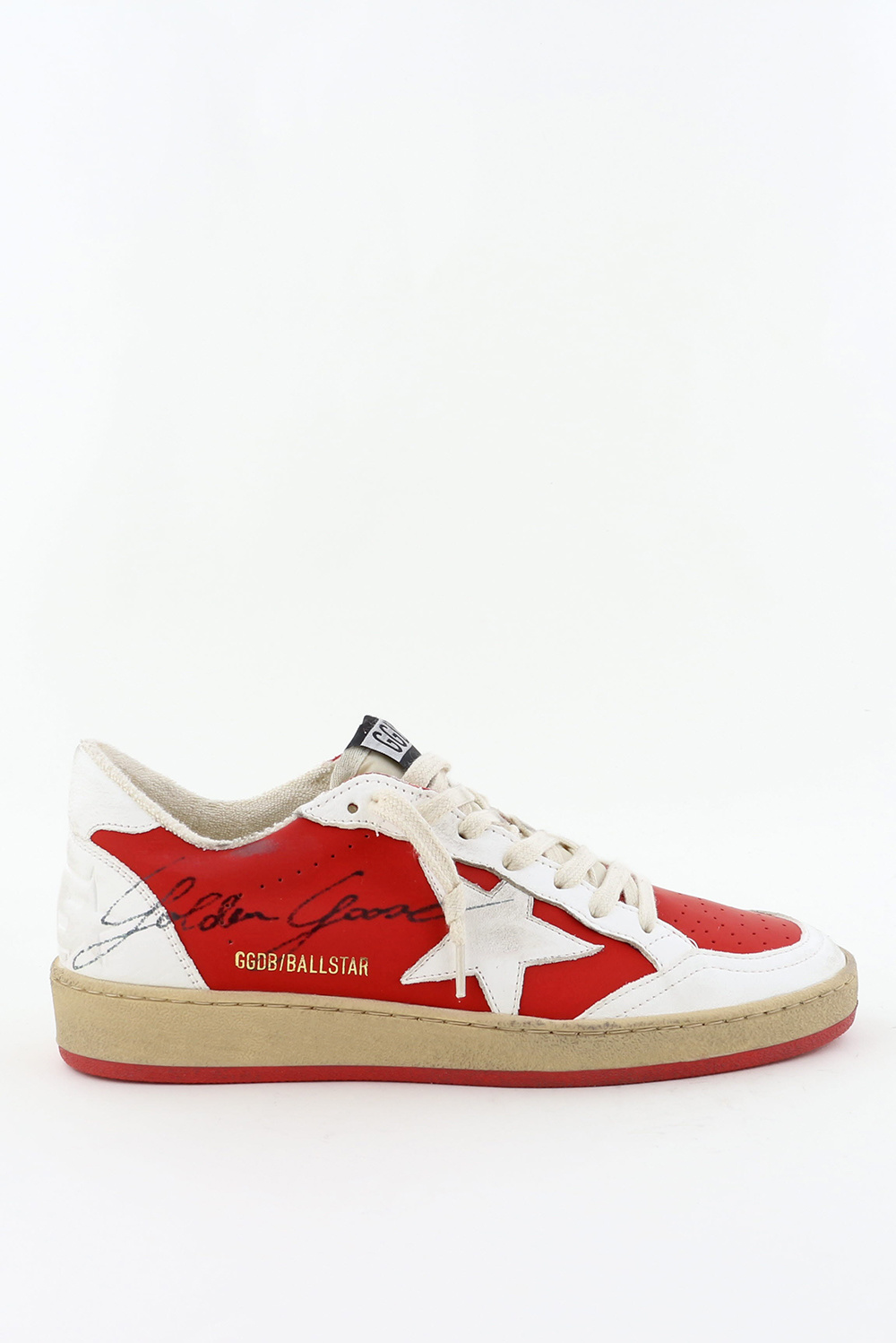 Golden Goose sneakers Ballstar GWF00117.F004119.40443 rood Golden Goose sneakers Ballstar GWF00117.F004119.40443 rood