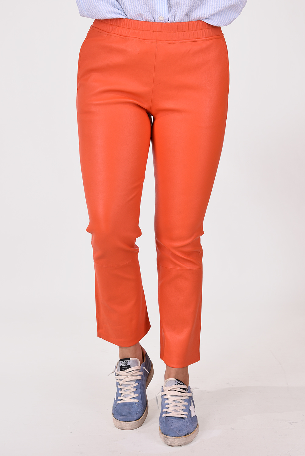 Suite 22 broek Hudson Cropped Flair oranje Suite 22 broek Hudson Cropped Flair oranje