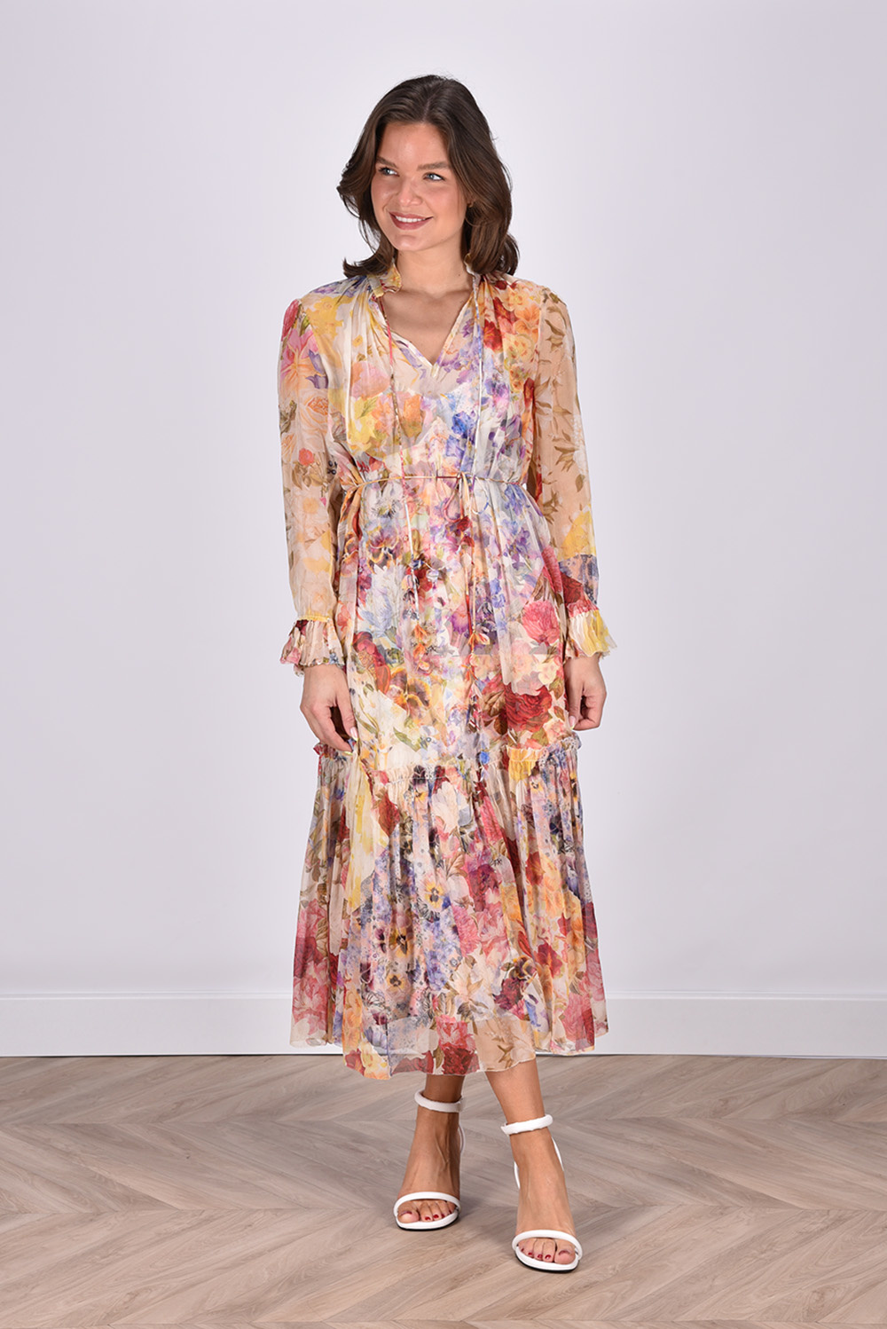 Zimmermann jurk Wonderland Tubular Midi 5746DWON multi Zimmermann jurk Wonderland Tubular Midi 5746DWON multi