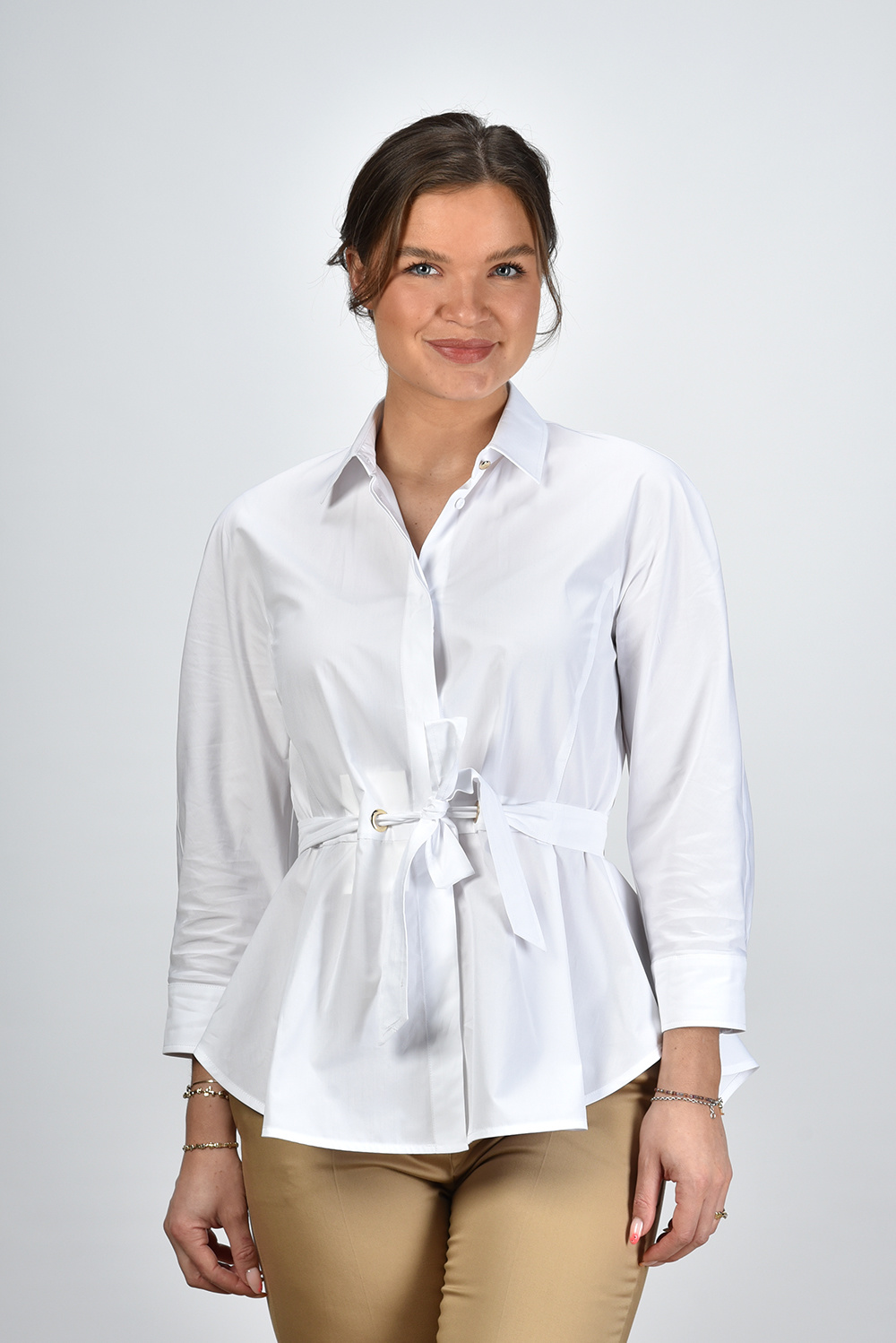 Max Mara blouse Cuneo wit Max Mara blouse Cuneo wit