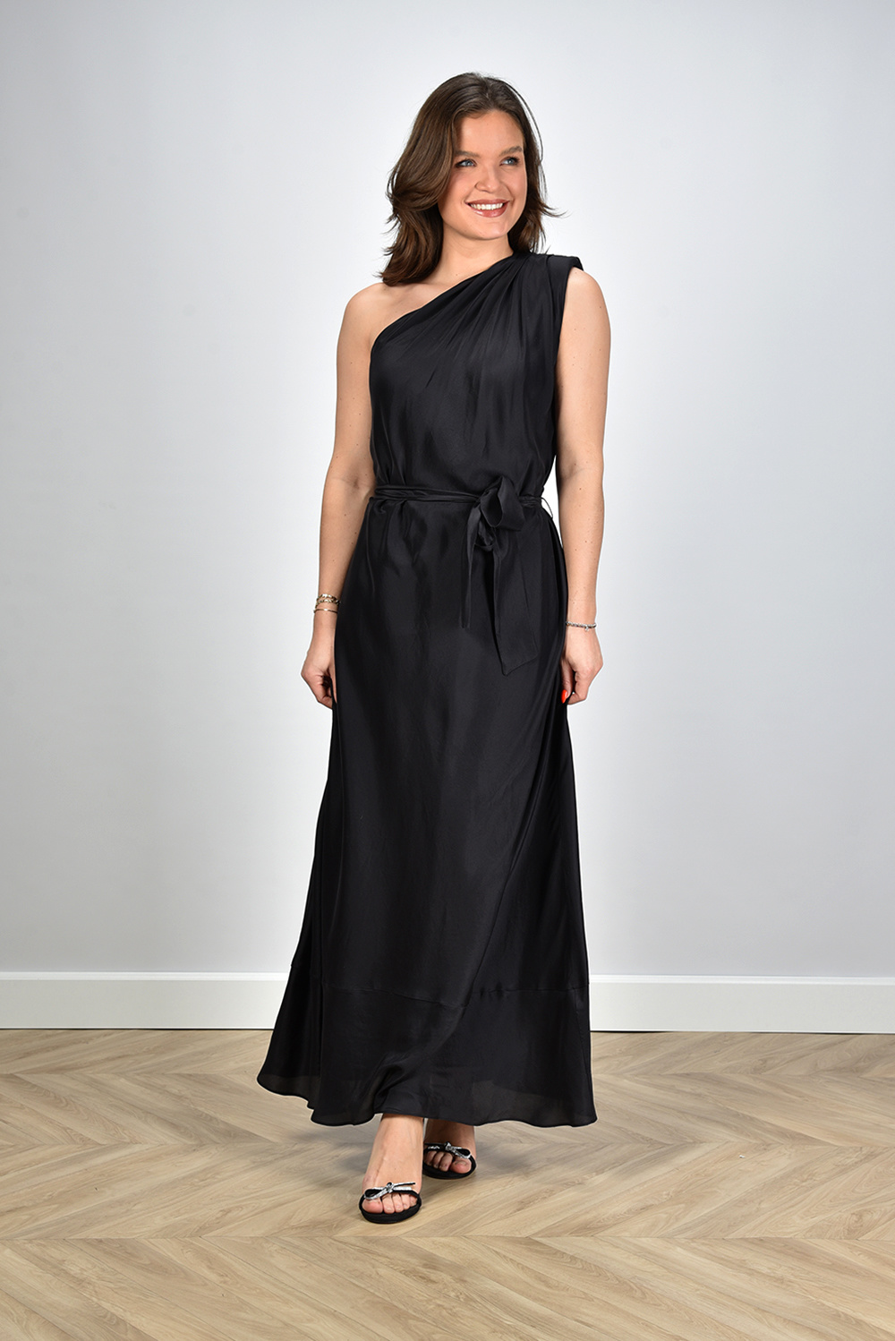 Forte_Forte jurk 10383 zwart Forte_Forte jurk 10383 zwart