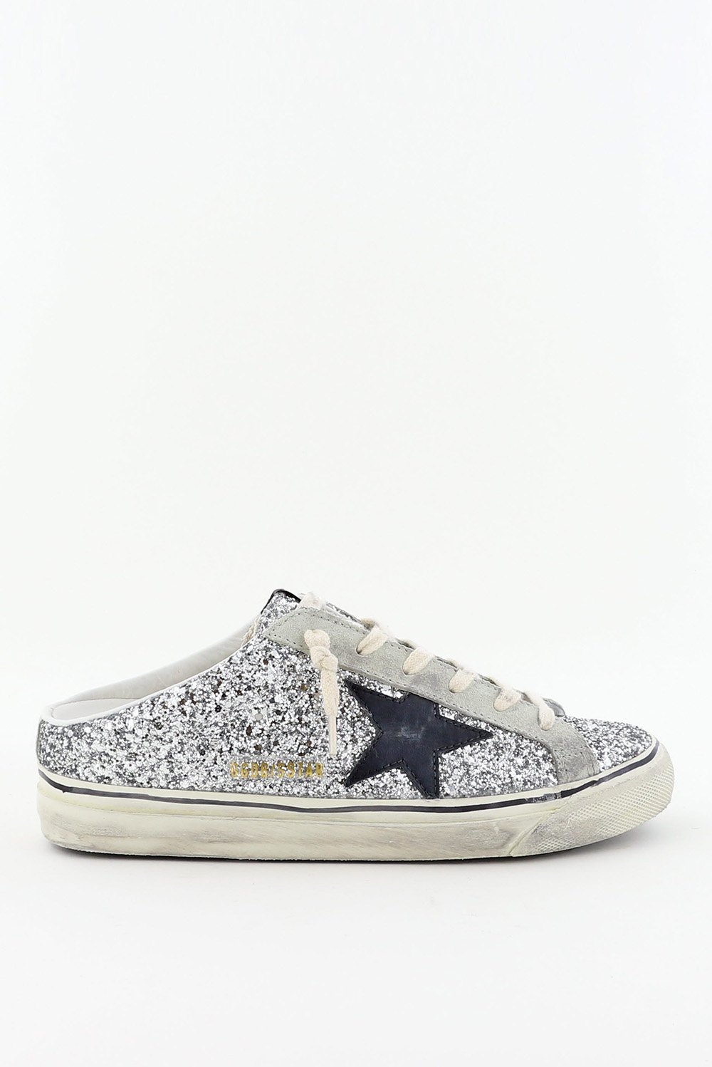 Golden Goose sneakers Superstar Sabot GWF00485.F004134.70176 zilver Golden Goose sneakers Superstar Sabot GWF00485.F004134.70176 zilver