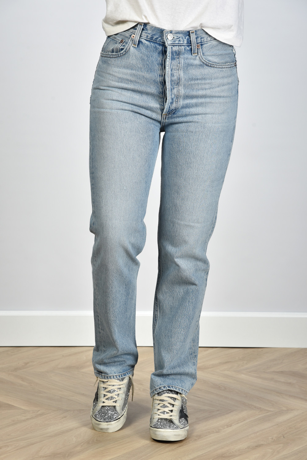 Agolde jeans 90s Pinch A154D-1141 blauw Agolde jeans 90s Pinch A154D-1141 blauw