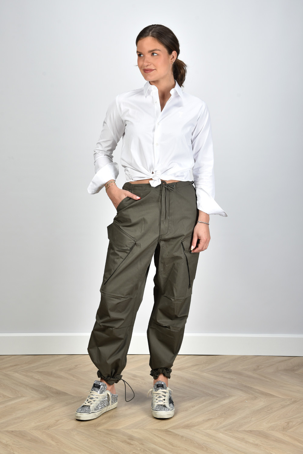 Agolde broek Ginerva A9114-1533 groen Agolde broek Ginerva A9114-1533 groen