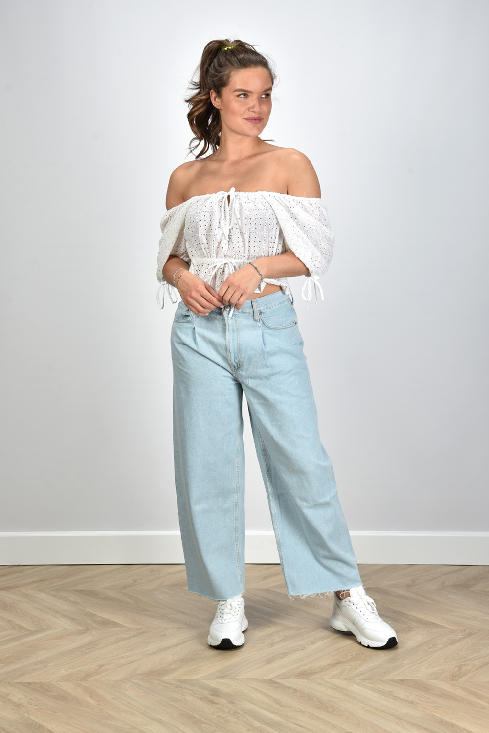 Agolde jeans Dagna Baggy A9102B-1523 blauw Agolde jeans Dagna Baggy A9102B-1523 blauw