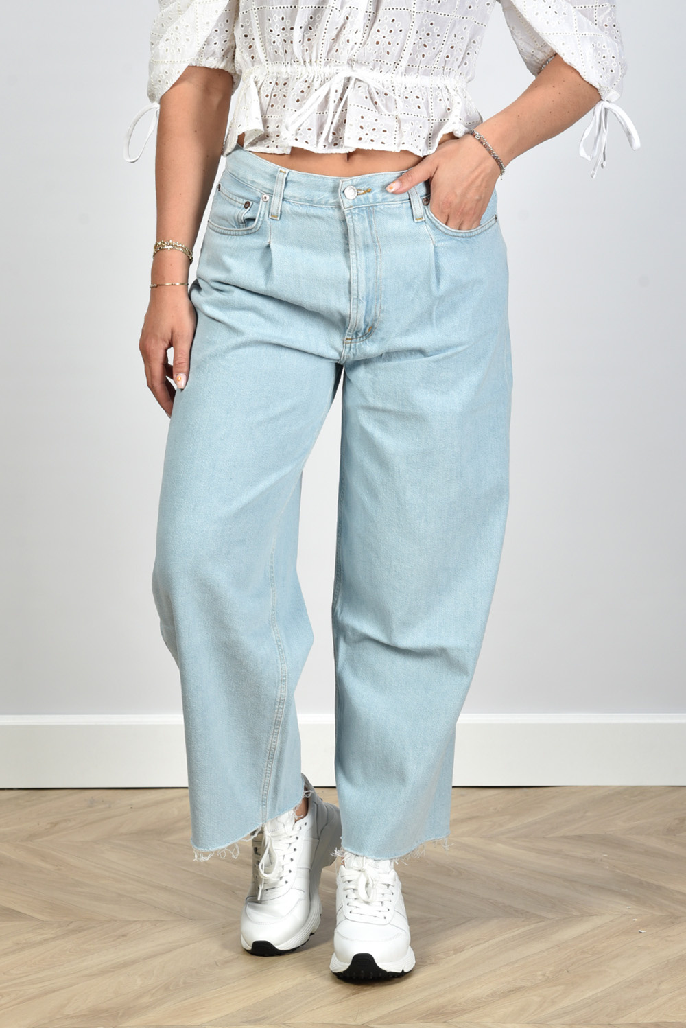 Agolde jeans Dagna Baggy A9102B-1523 blauw Agolde jeans Dagna Baggy A9102B-1523 blauw