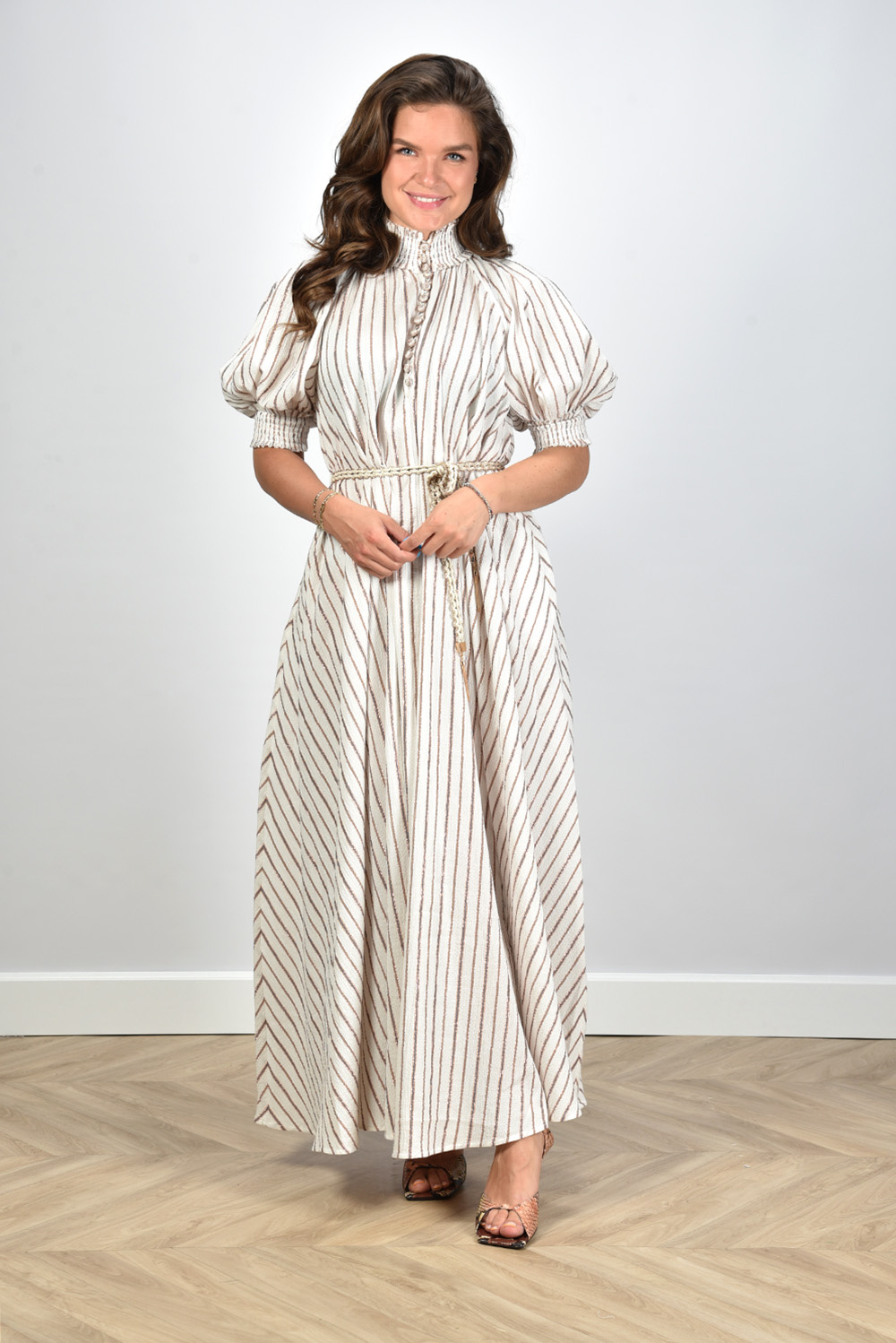 Zimmermann jurk Devi Swing Maxi 7095DSS231 crème Zimmermann jurk Devi Swing Maxi 7095DSS231 crème