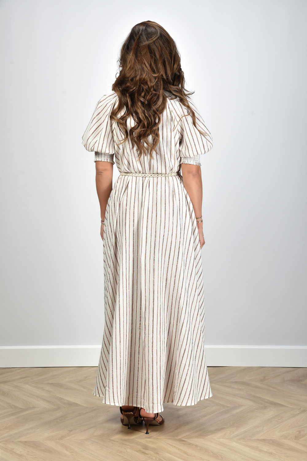 Zimmermann Devi Striped Swing Maxi Dress