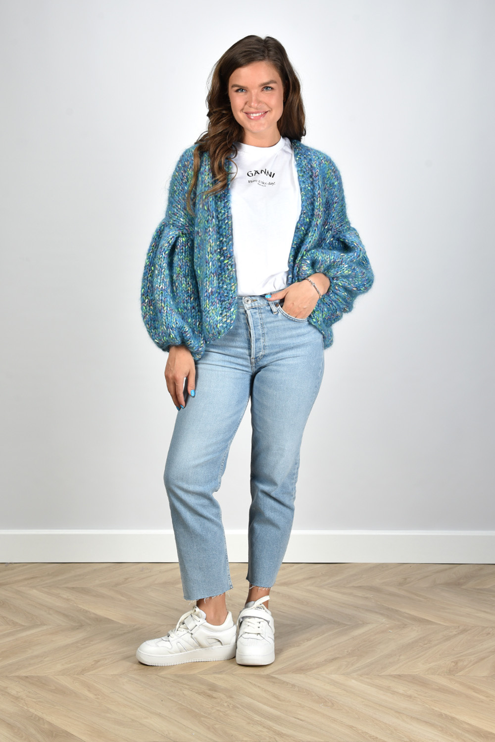 Re/Done jeans 70s Stove Pipe 192-03W7STV27 blauw Re/Done jeans 70s Stove Pipe 192-03W7STV27 blauw