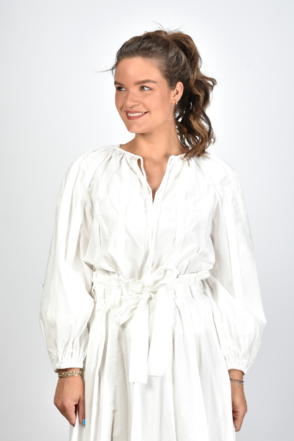 Ulla Johnson blouse Juliette PF230227 wit Ulla Johnson blouse Juliette PF230227 wit