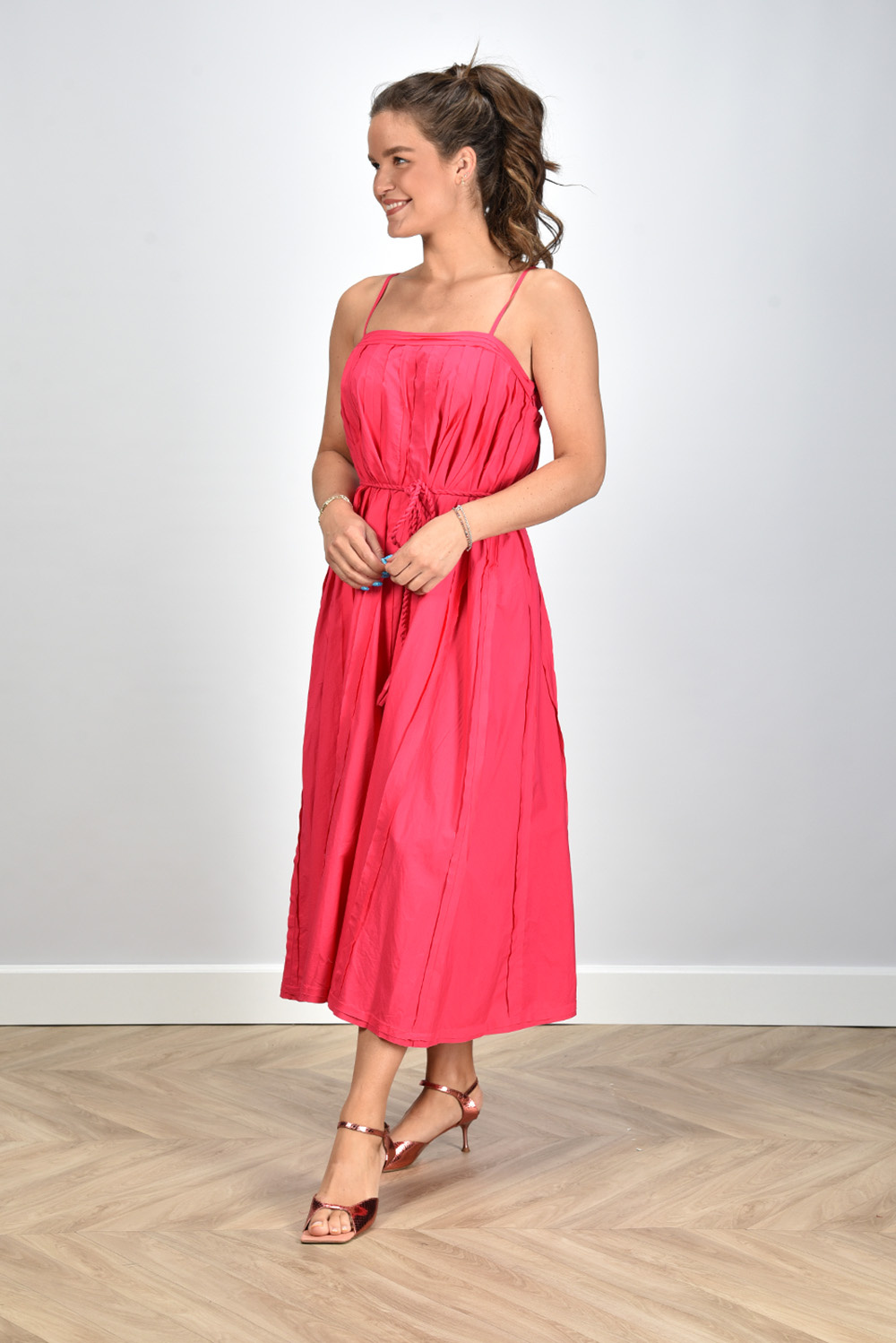 Ulla Johnson jurk Leela PF230146 roze Ulla Johnson jurk Leela PF230146 roze