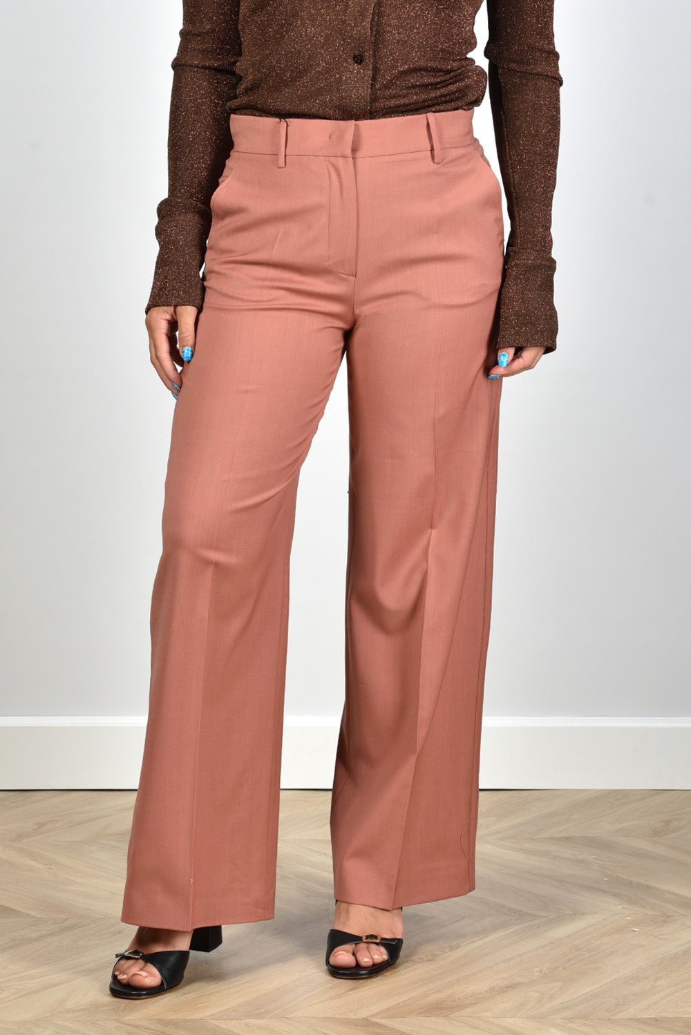 Max Mara broek Visivo 002 bruin Max Mara broek Visivo 002 bruin