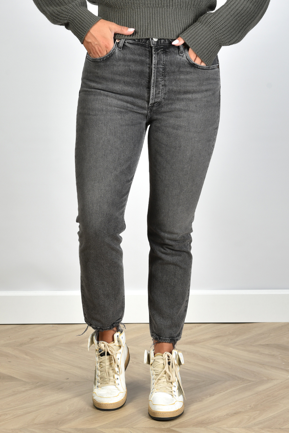 Agolde jeans Riley A056B-1372 grijs