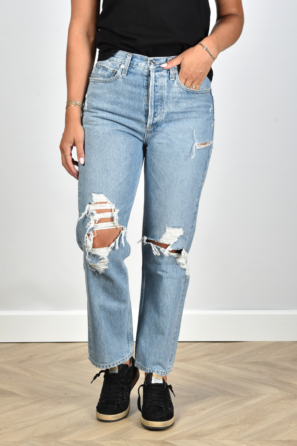 Agolde jeans 90s A069C-811 blauw