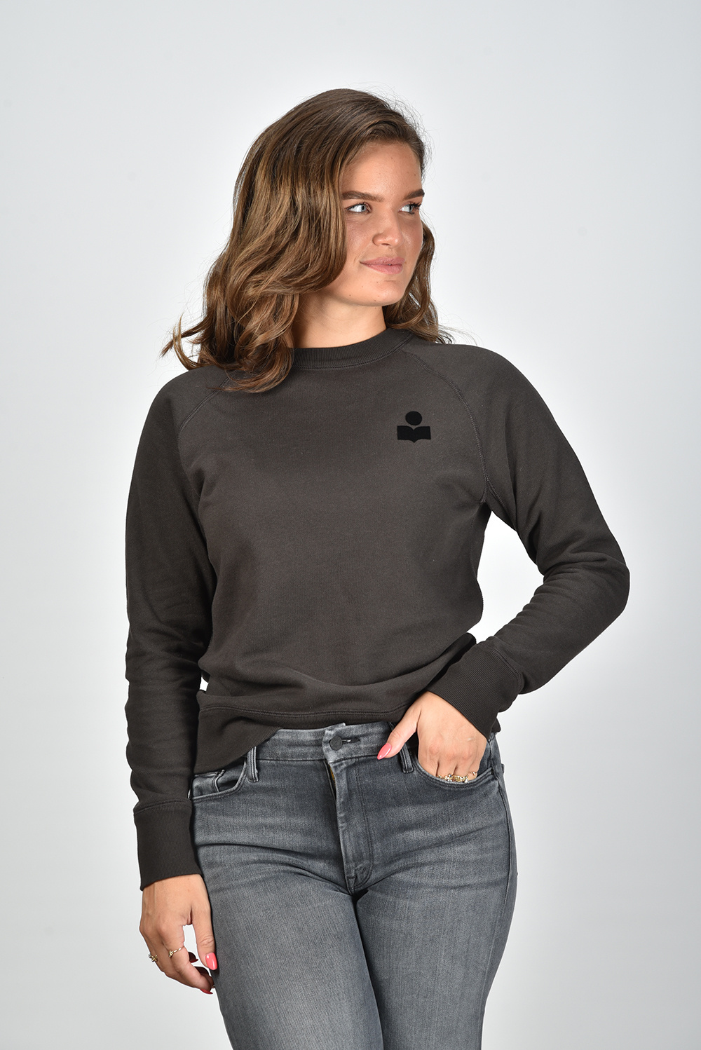 Marant Etoile trui Milla SW0004FA-A1M07E zwart Marant Etoile trui Milla SW0004FA-A1M07E zwart