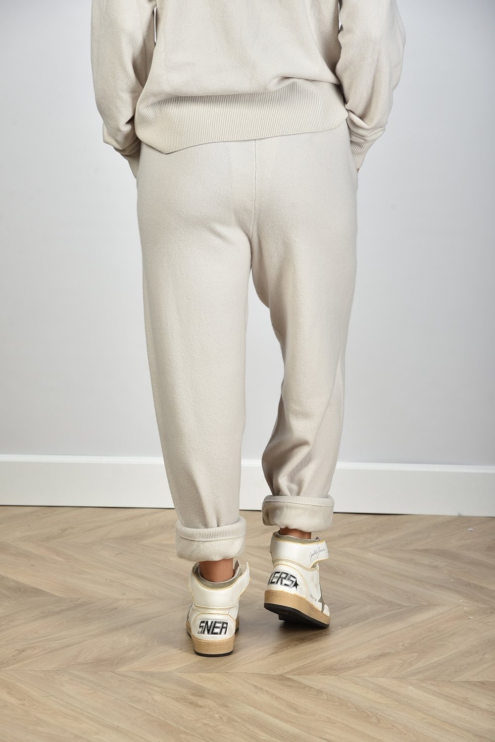 extreme cashmere x Cashmere lounge pants 'n°197 Rudolf' Light grey